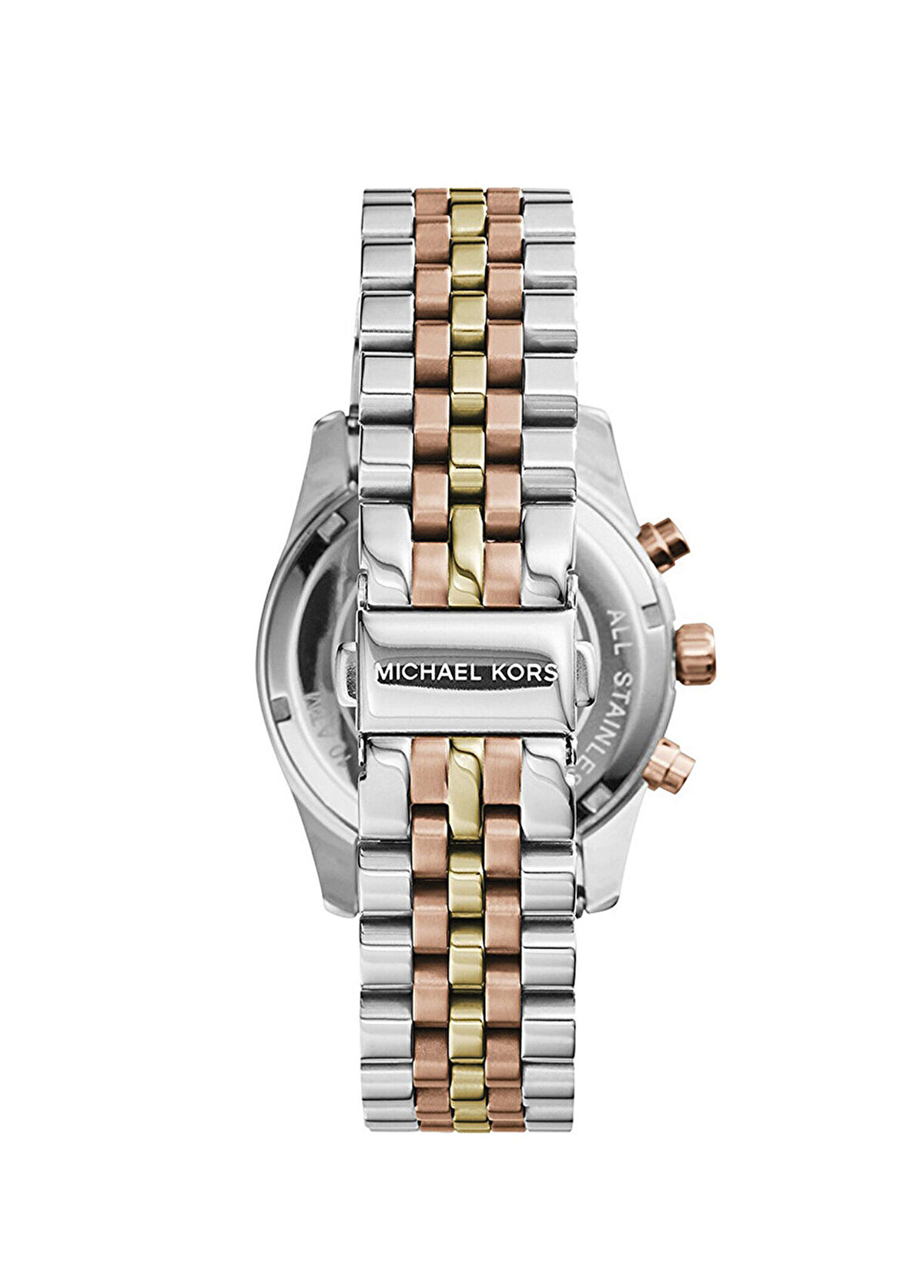 MK5735 Rose Gold Metalik Gri Kadın Kol Saati - Görsel 4