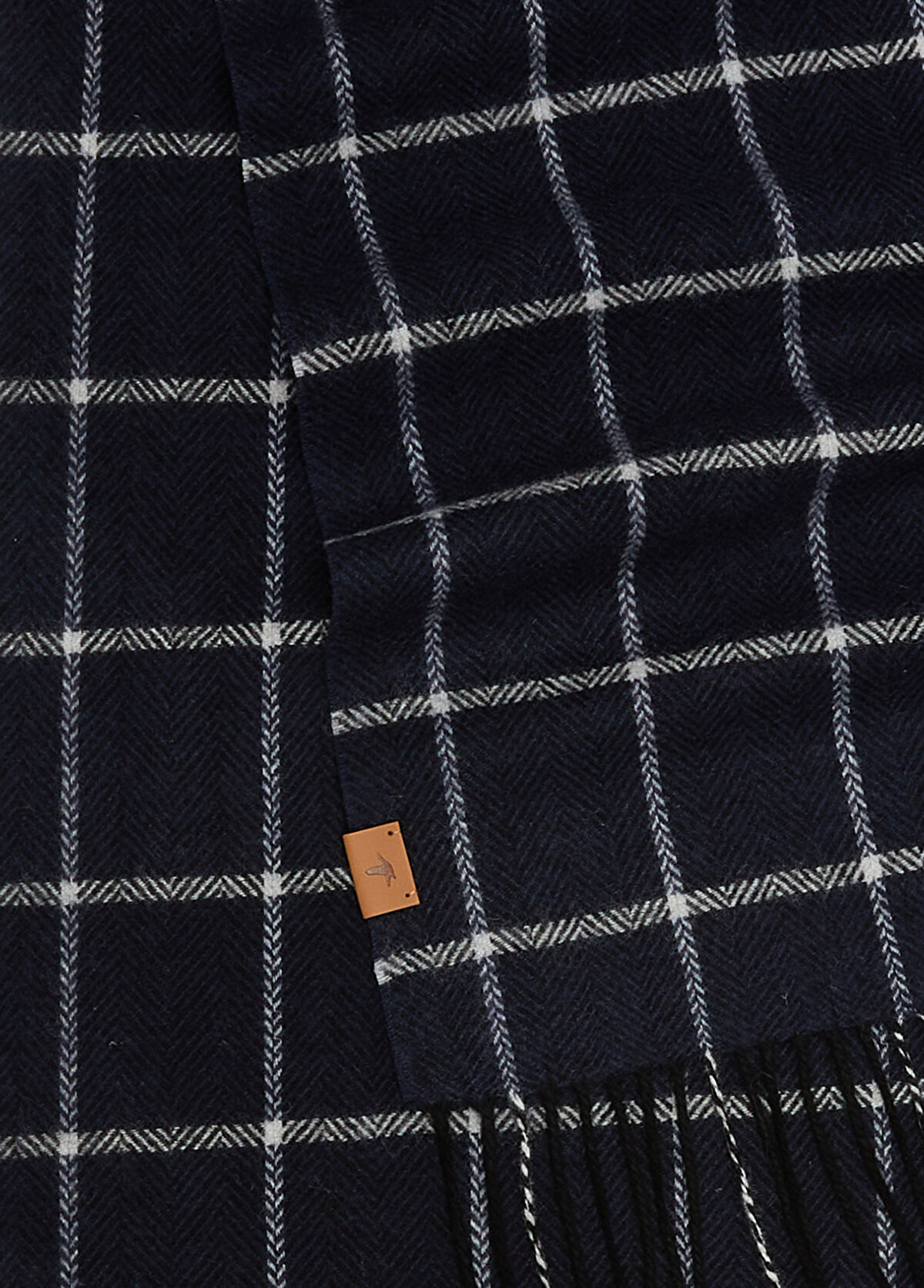 Beymen Club Lacivert Erkek Yün Kaşmir Karışımlı Atkı - 3