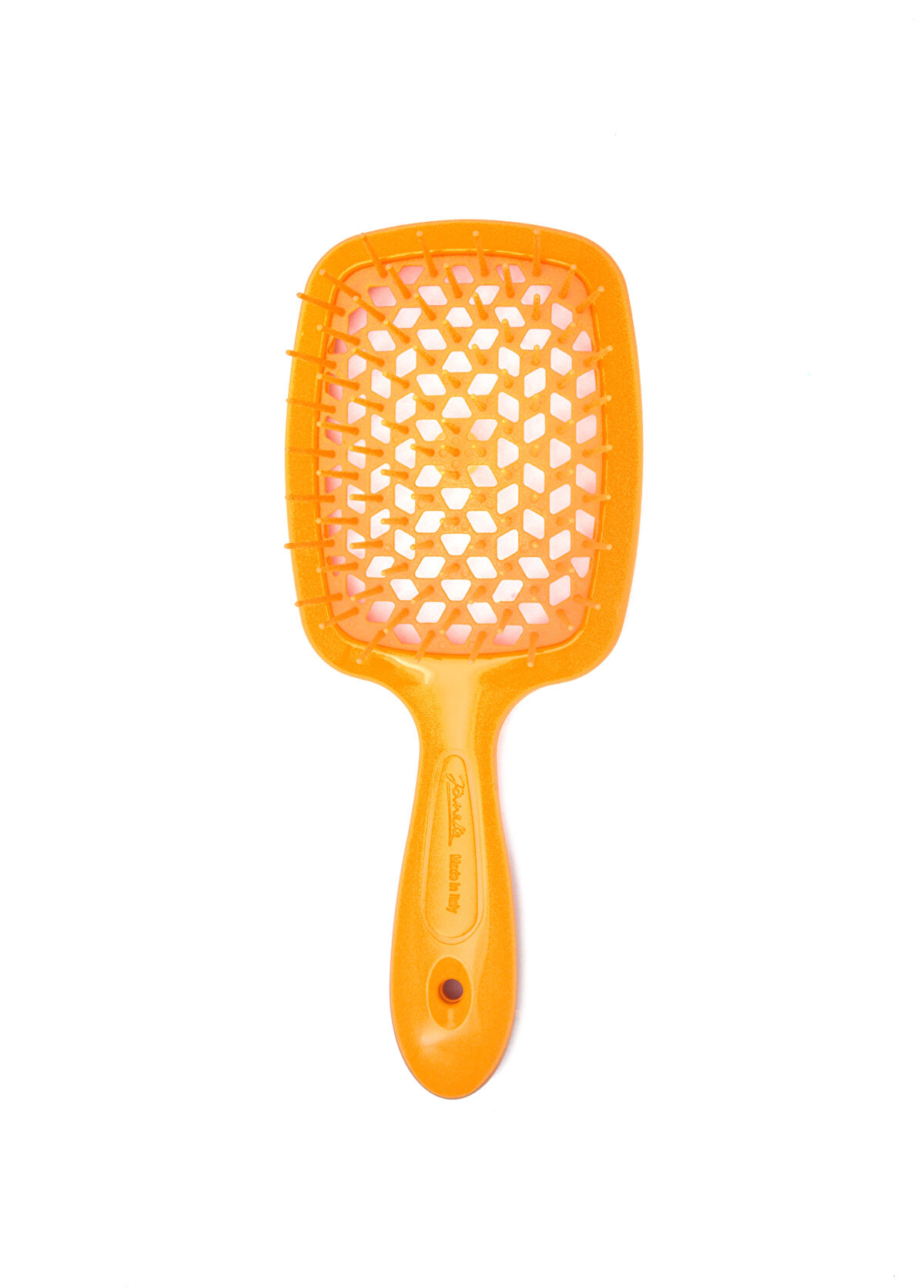 Janeke Superbrush Orange Neon Hair Brush - 1
