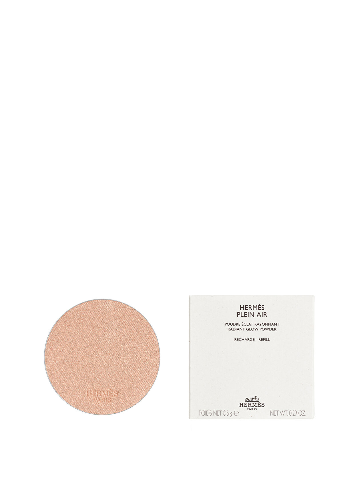 Hermès Plein Air 02 Mirage Parlak Işıltılı Pudra Yedeği - 1