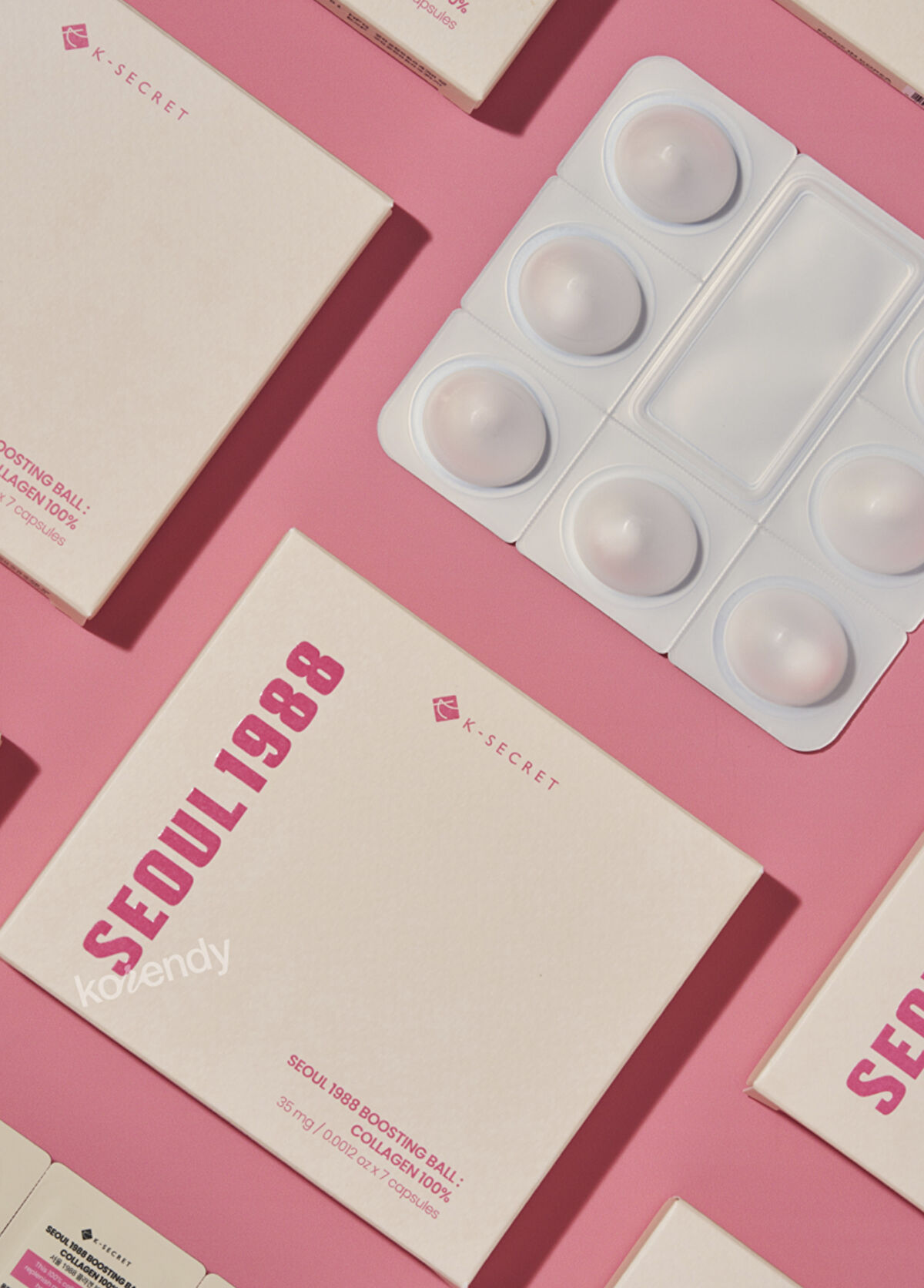 K-Secret SEOUL 1988 Boosting Ball: Collagen Serumla Aktive Olan Hidrolize Kollajen Kapsül 35 mg - 3