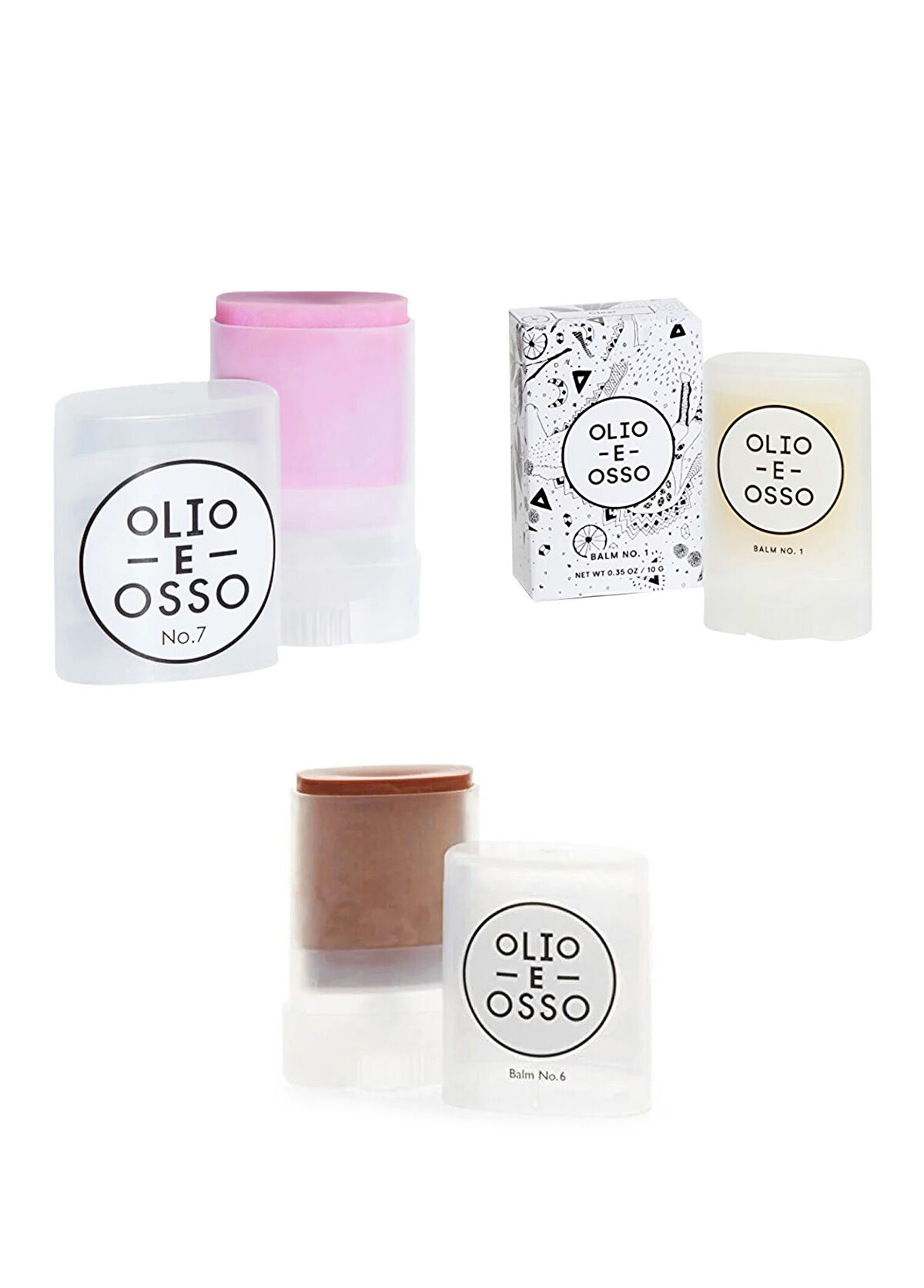 Olio E Osso Bronze - Blush Shimmer Clear Multi Stick 3'lü Nemlendiricili Yaz Makyajı Seti - 1