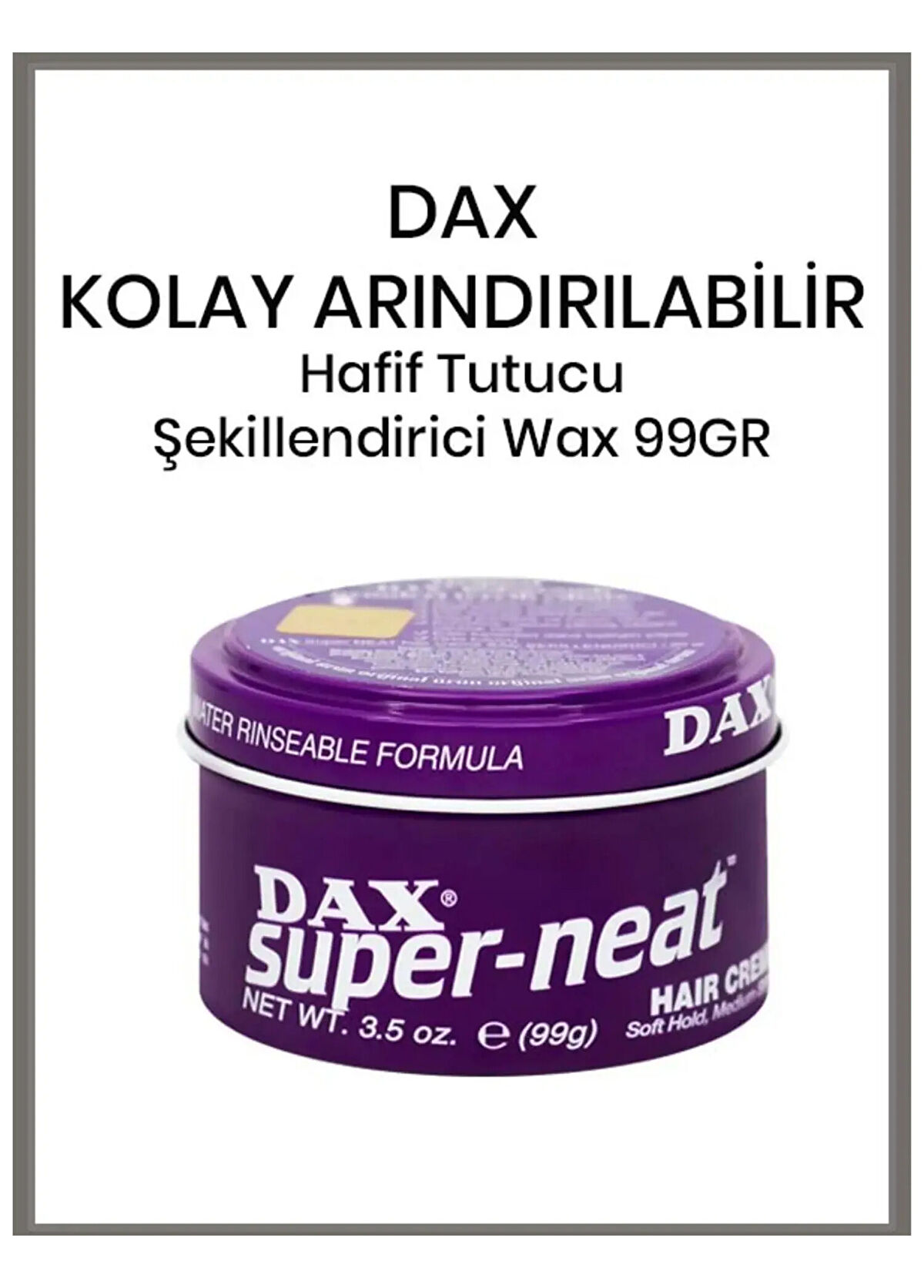 Dax Super Neat Hafif Tutucu Wax Jöle 99 gr - 3