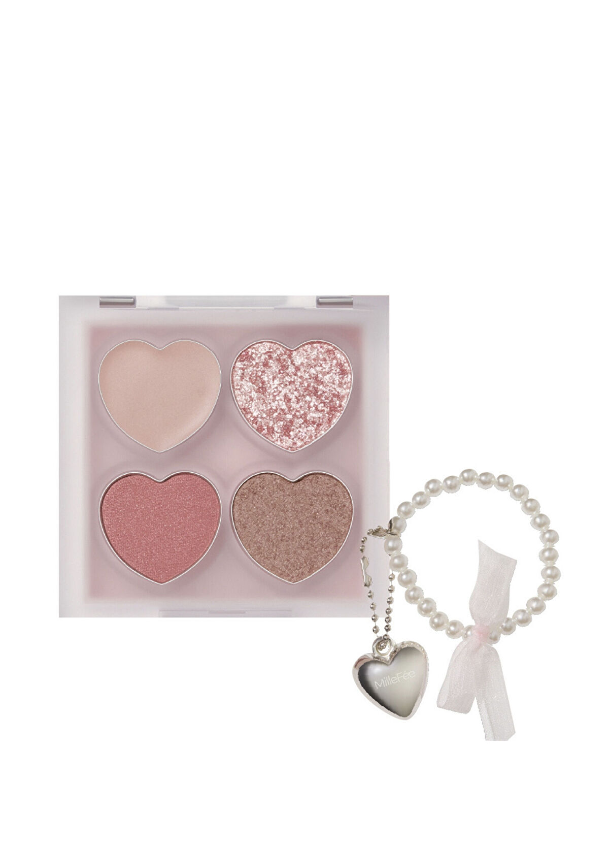 Millefee Under Eye Glam 02 Strawberry Pink Göz Farı Paleti - 1