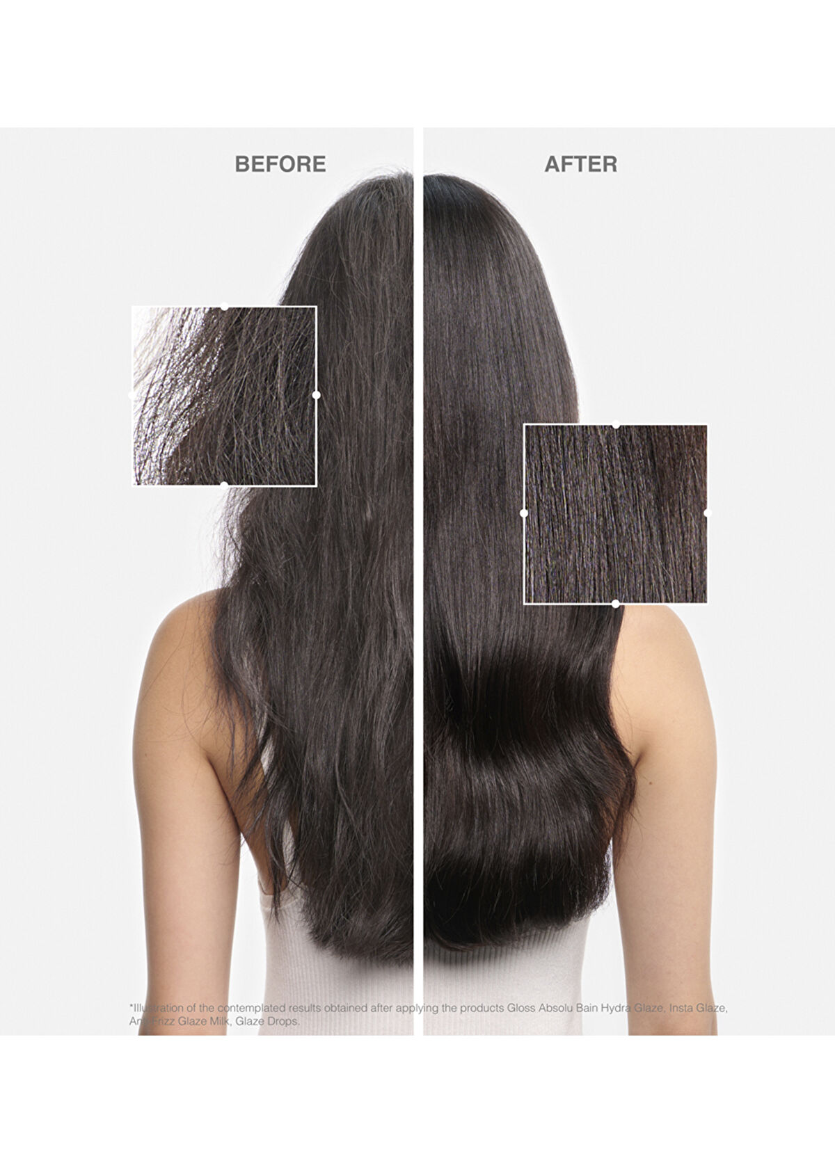 Kerastase Bain Hydra-Glaze Refillable Shampoo Pack for Long Frizzy Hair with Gloss Absolu 500 ml - 3