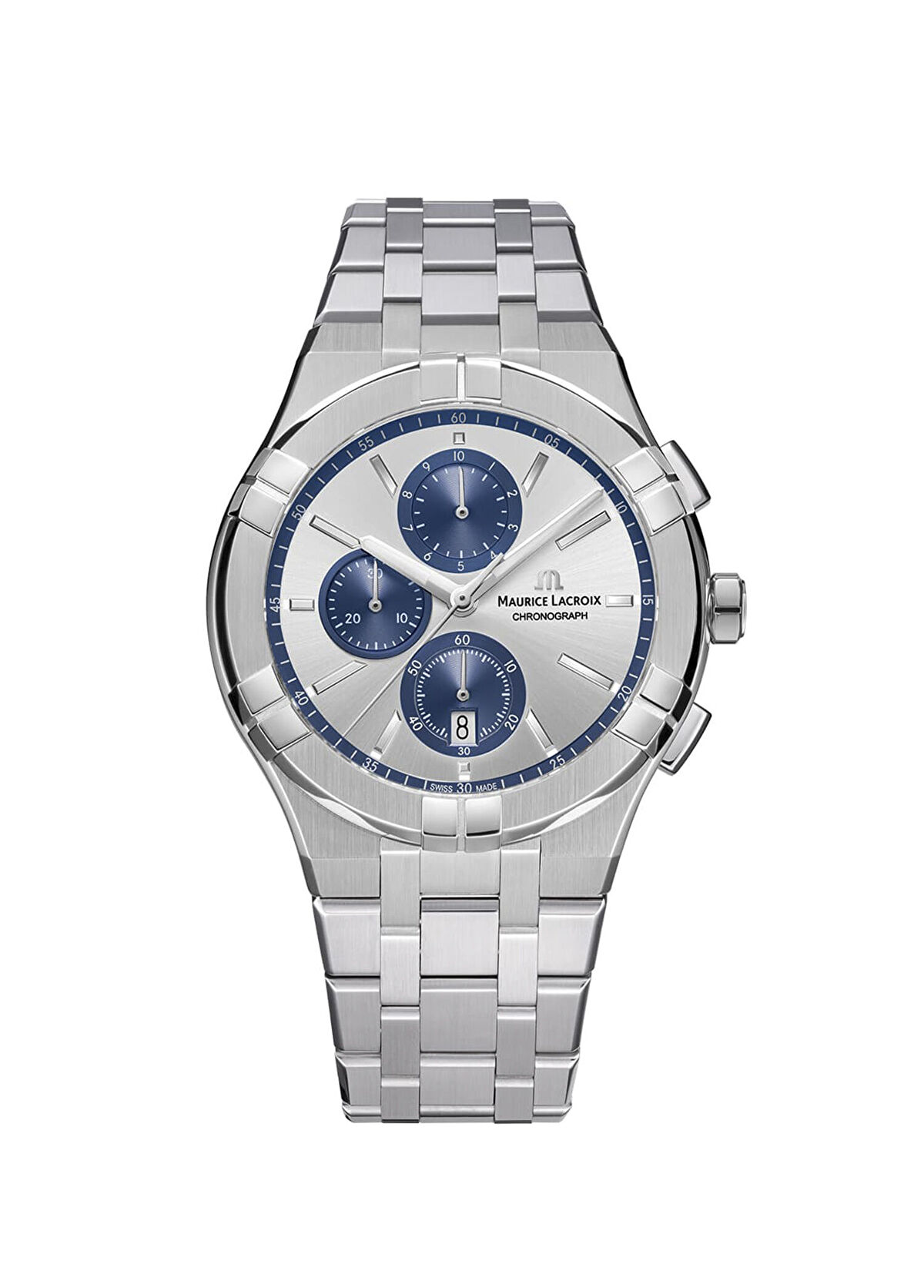 Maurice Lacroix AI1118SS002230-1 Metalik Gri Çelik Erkek Kol Saati - 1