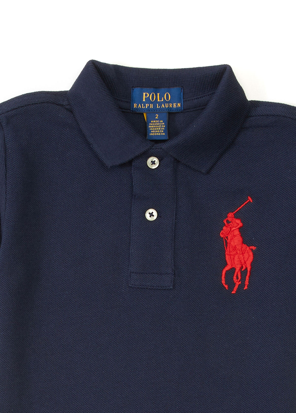 Lacivert Çocuk Polo T-shirt - Görsel 4