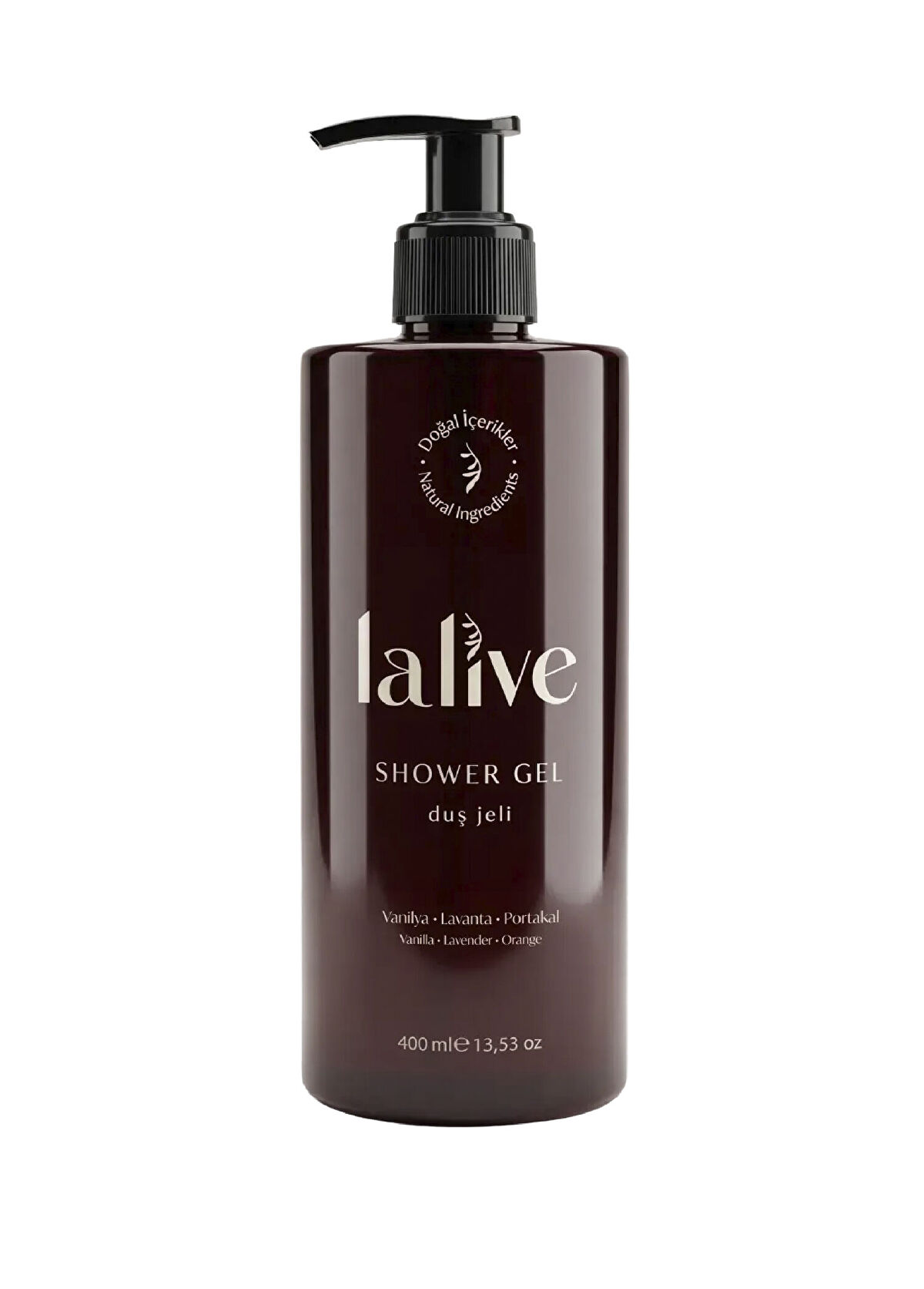 Lalive Vanilya Lavanta Portakal Doğal Duş Jeli  400 ml - 1