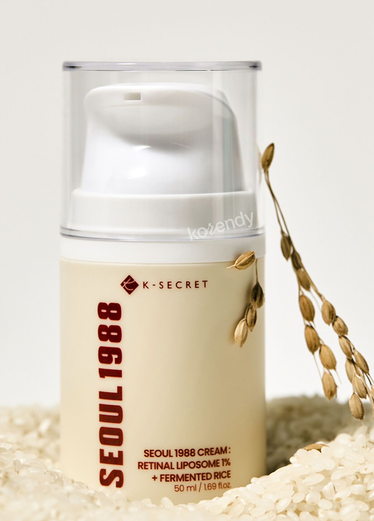 K-Secret SEOUL 1988 Cream Retinal Liposome 1% + Fermented Rice Kırışıklık Leke Önleyici Pürüz Engelleyici Retinalli Yüz Kremi 50 ml - 3