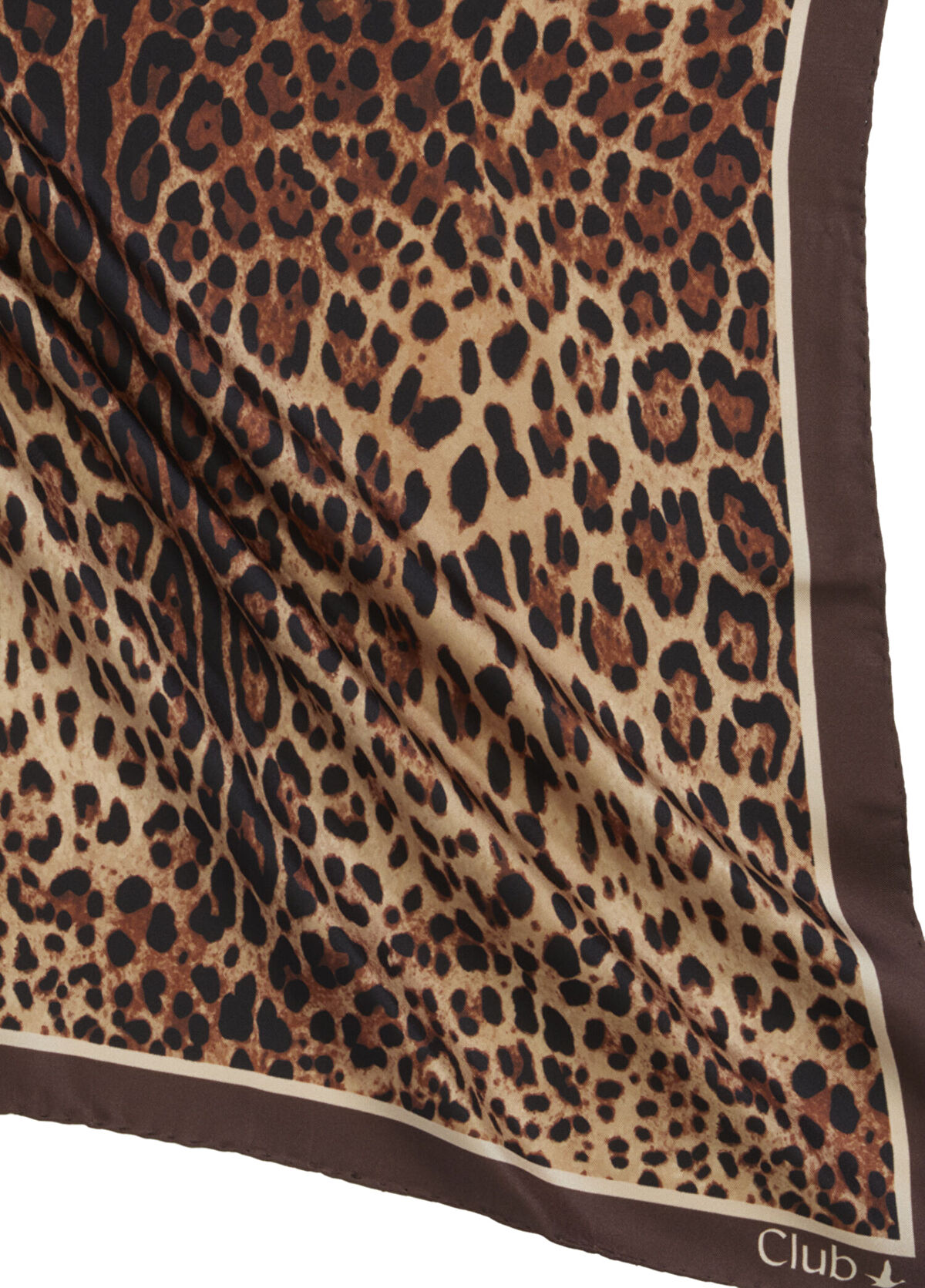 Beymen Club Bej Leopar Desen İpek Eşarp - 3