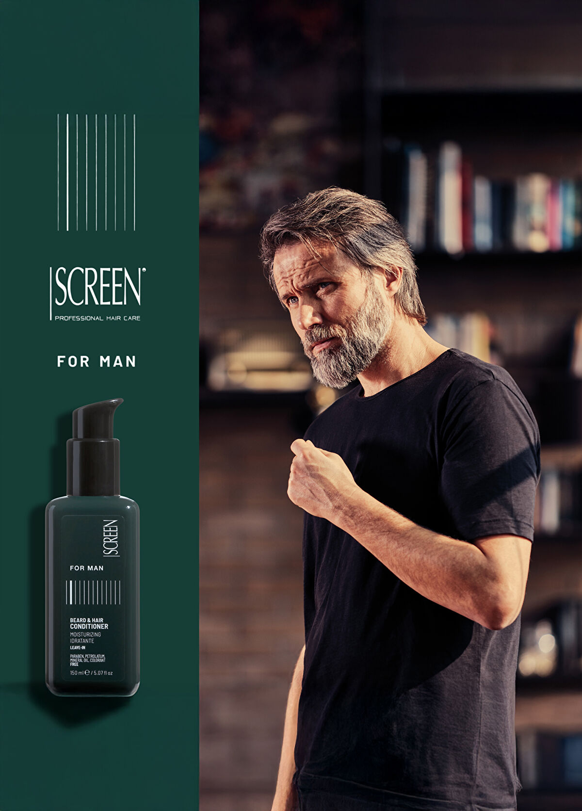 Screen Hair Care For Man Shine Hair and Beard Care Cream 150 ml - 3