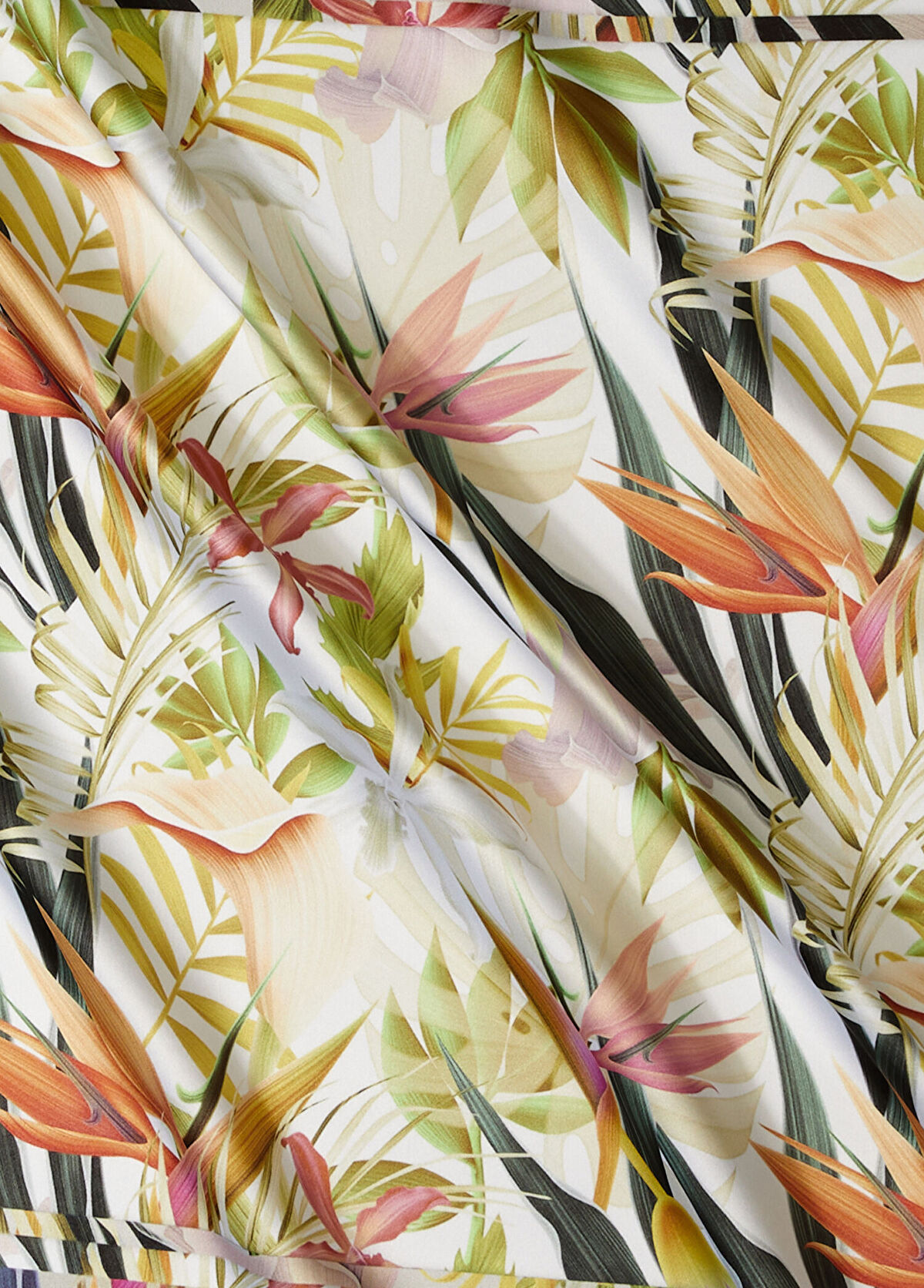 Beymen Club Multicolored Patterned Satin Scarf - 3