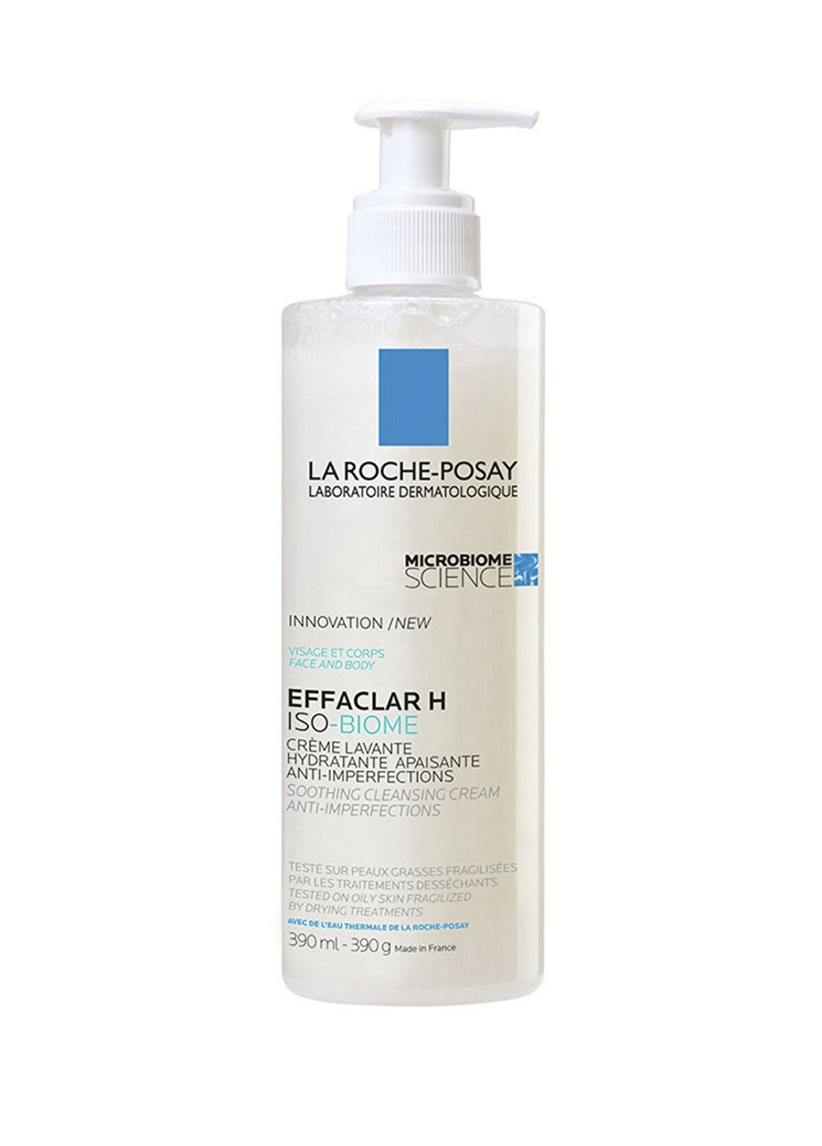 La Roche Posay Effaclar H ISO-Biome Yatıştırıcı Temizleyici Krem 390 ml - 1