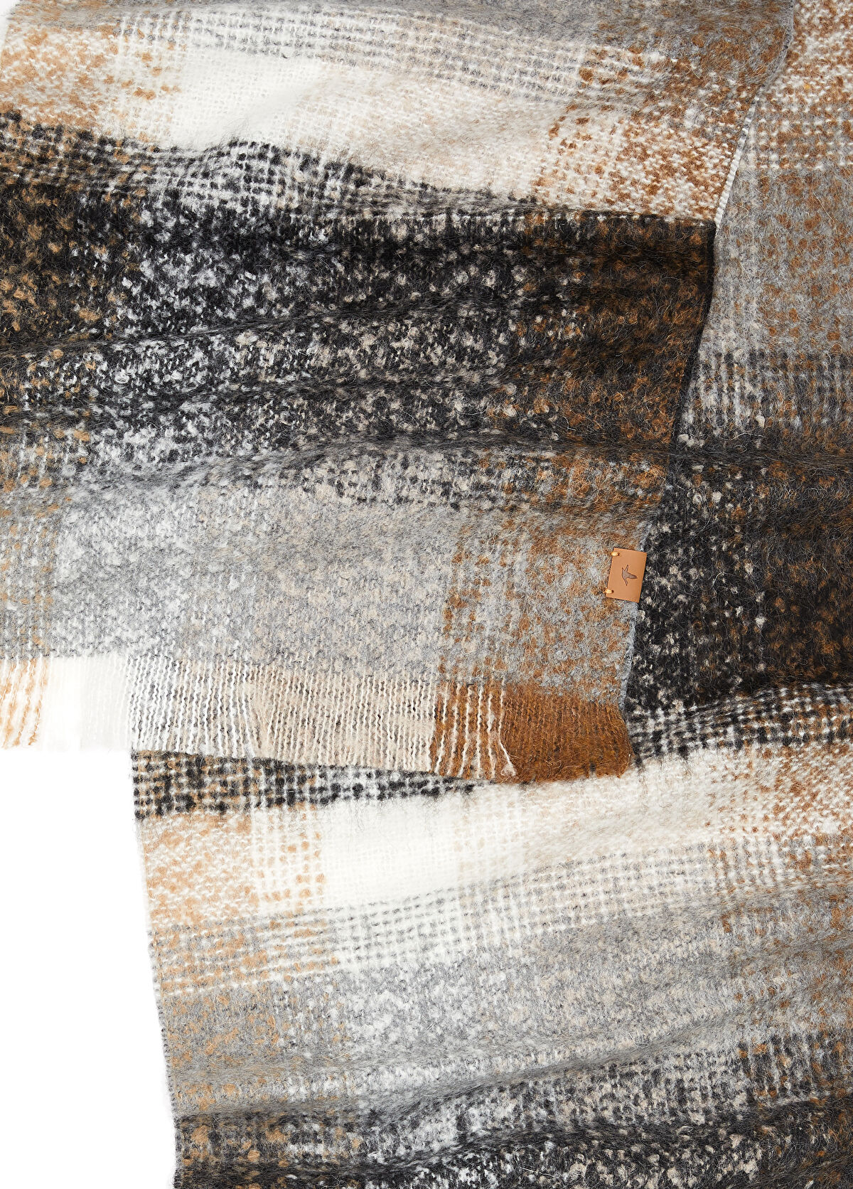 Beymen Club Multicolored Square Patterned Women's Scarf - 3