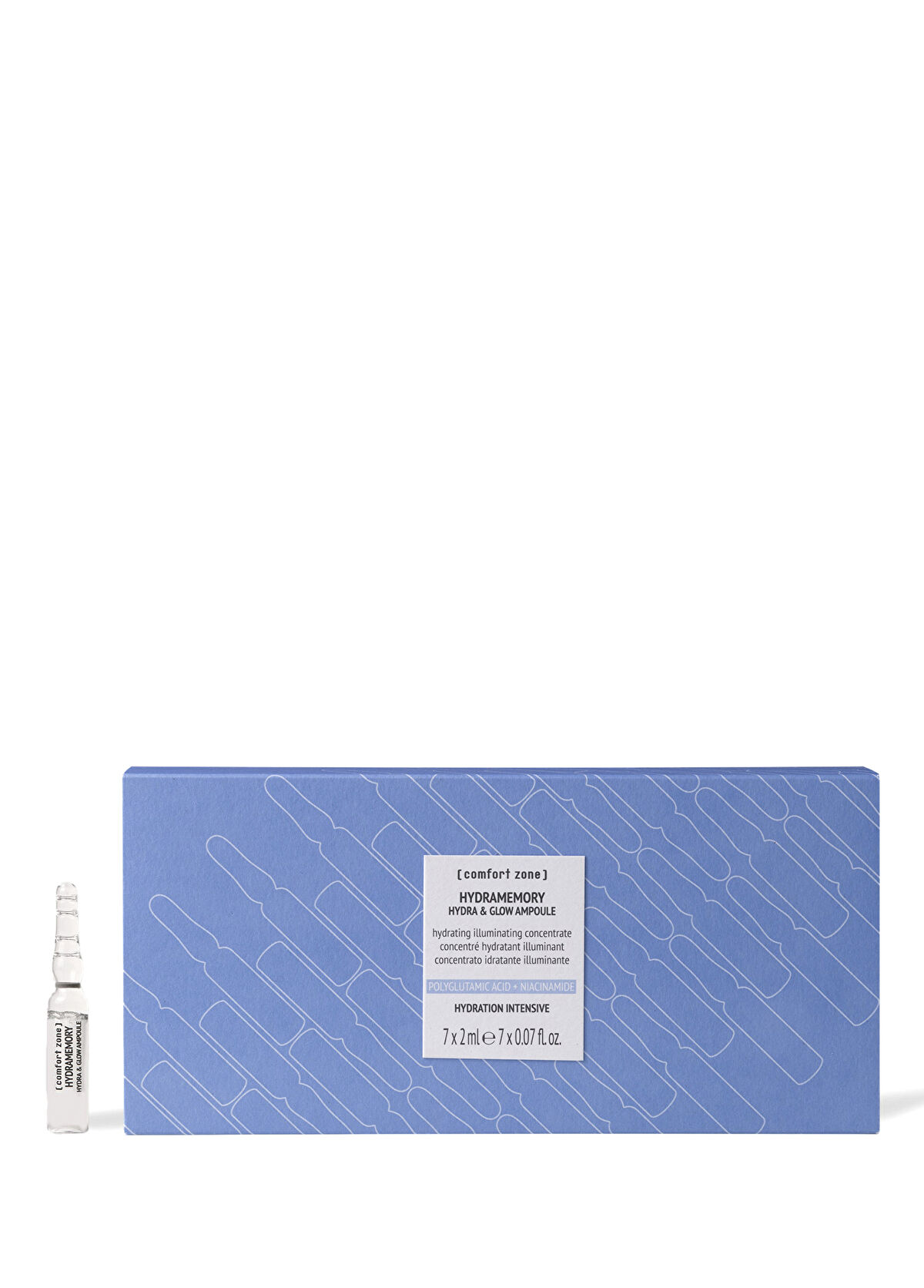 Comfort Zone Hydramemory Hydra & Glow Ampoule Aydınlatıcı Etkili Cilt Serumu 7x2 ml - 1