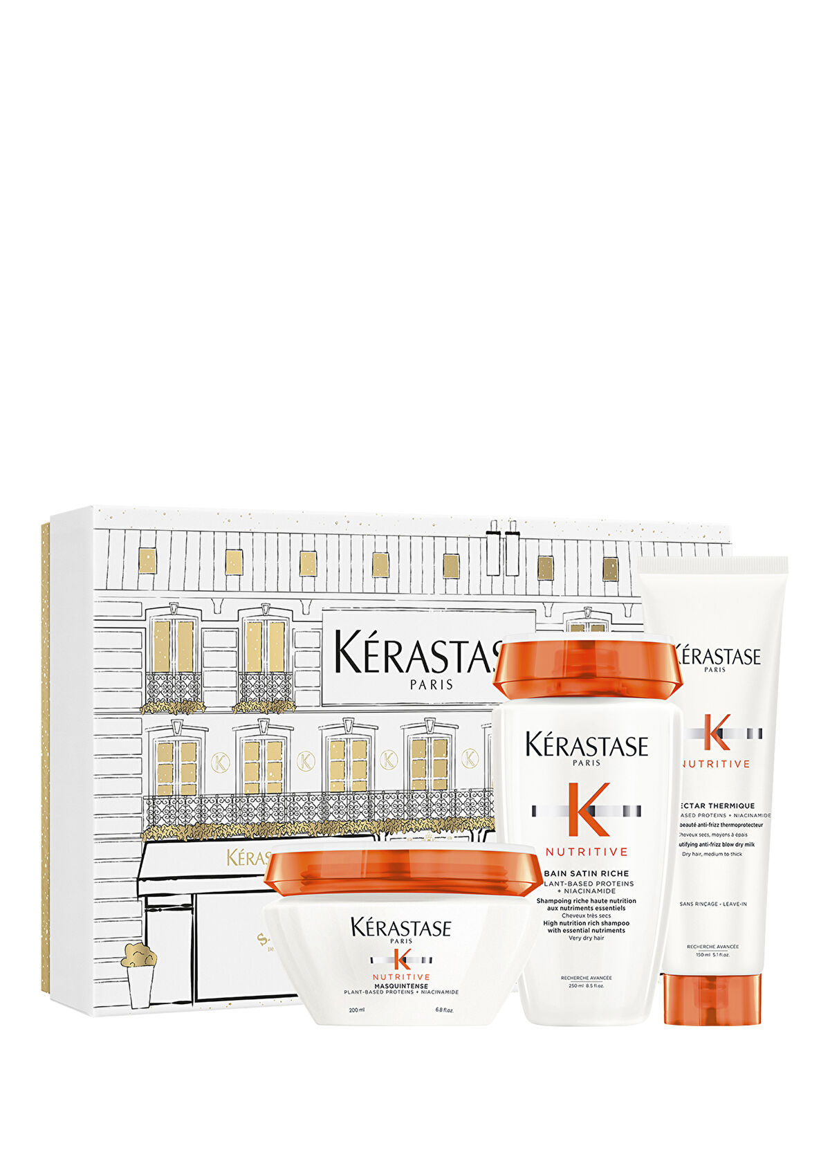 Kerastase Kerastase Nutritive Kuru Saçlar İçin 3'lü Saç Bakım Seti - 1