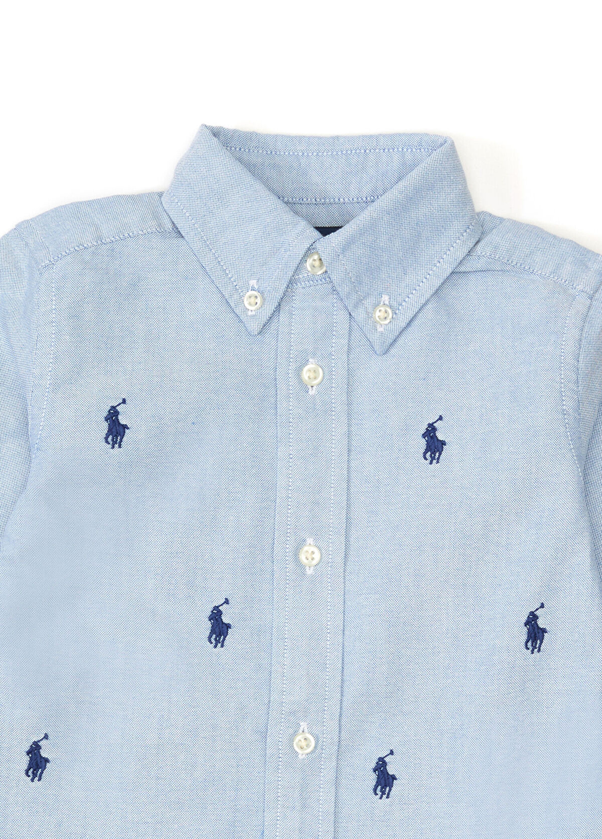 Polo Ralph Lauren Mavi Çocuk Gömlek - 3