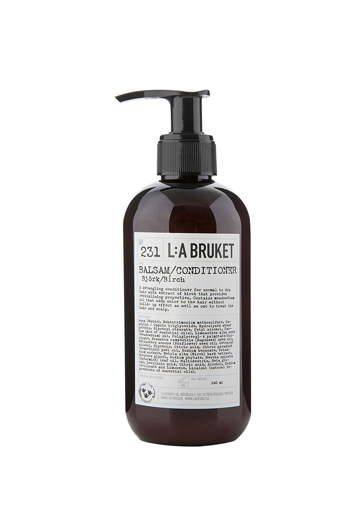 L:A Bruket Conditioner Birch 240Ml - 1