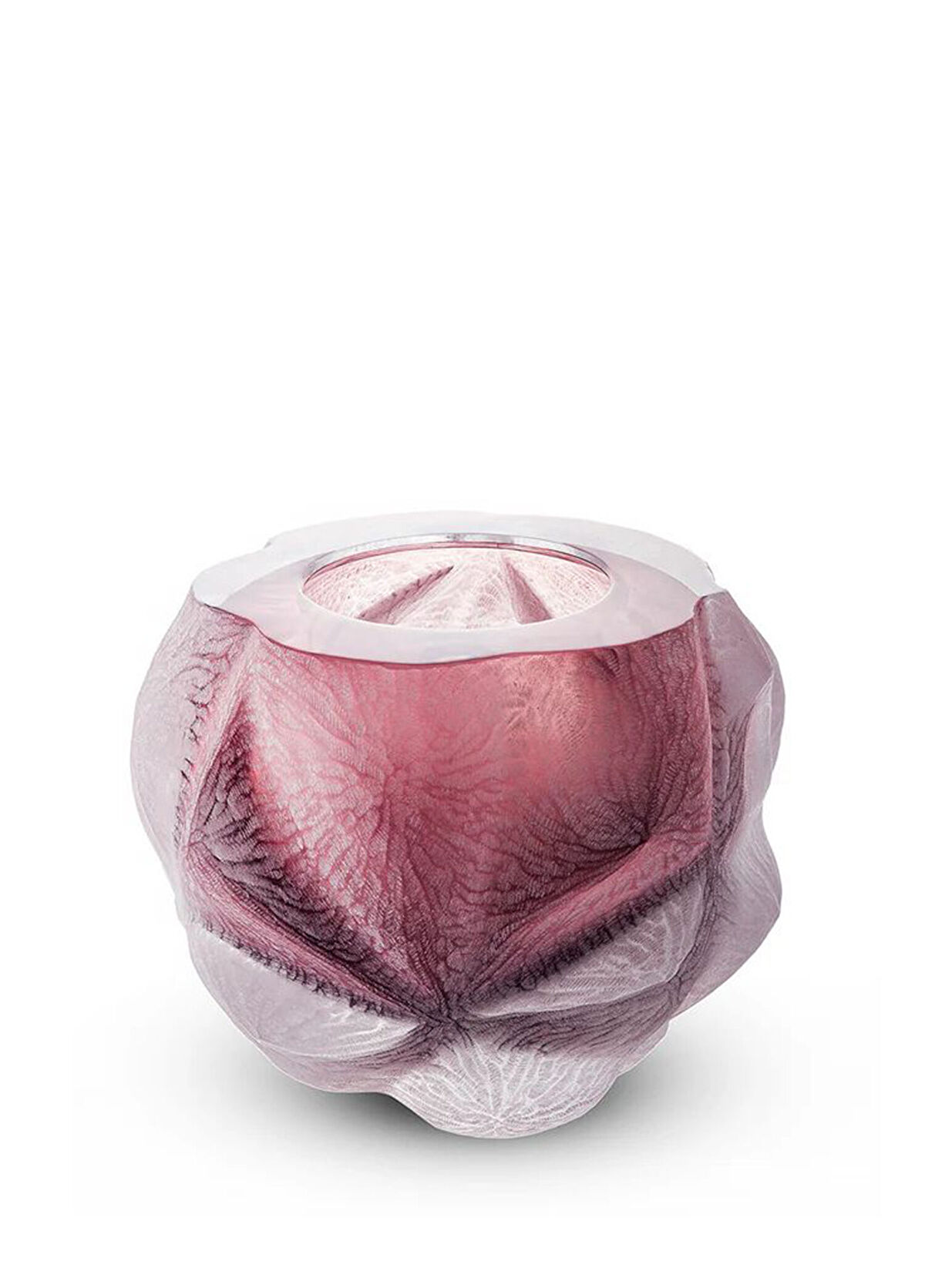 Beycam Geo Plum Glass Vase - 3