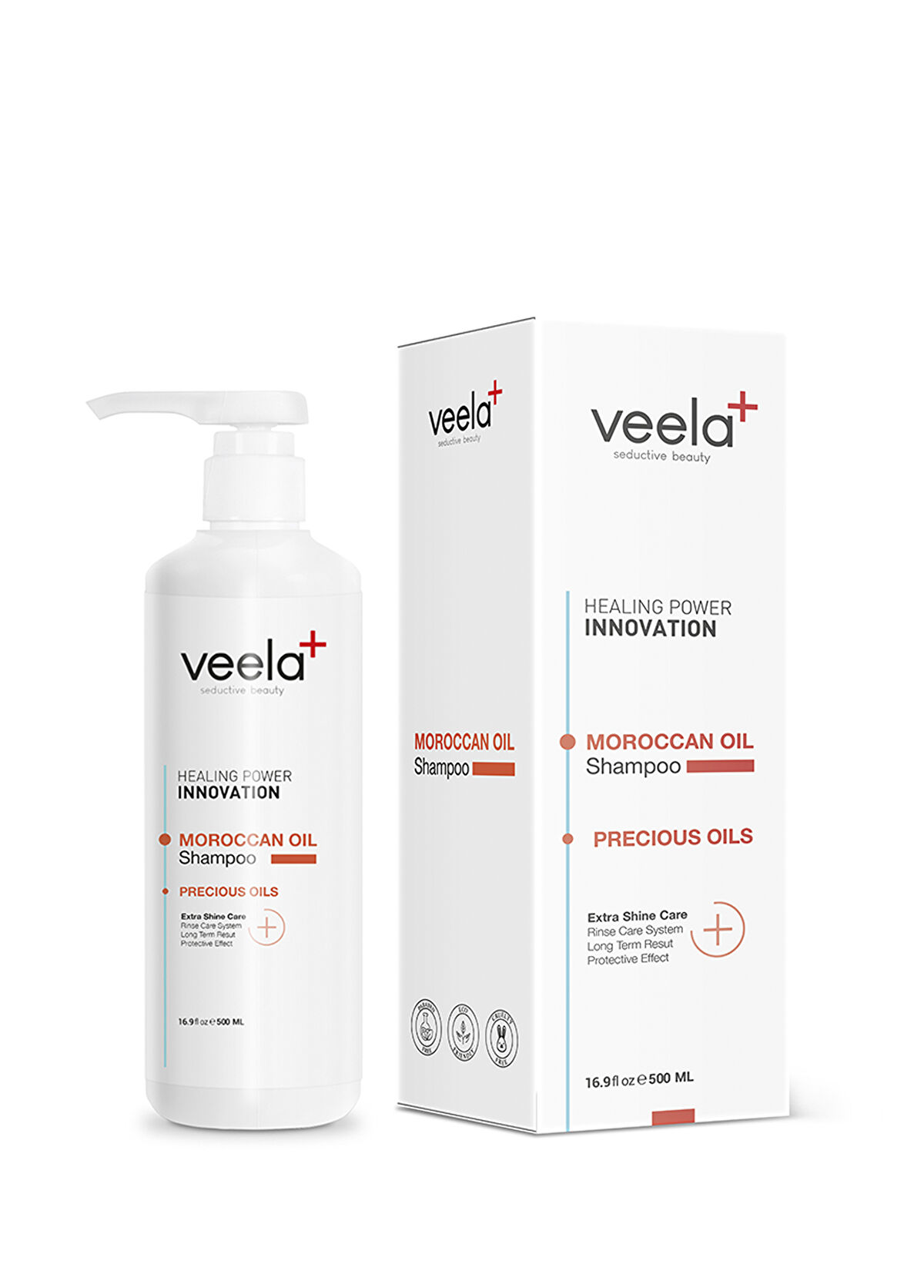 Veela Moroccan Oil Shampoo Yıpranmış Kuru Saçlar İçin Yenileyici ve Onarıcı Bakım Şampuanı 500 ml - 1