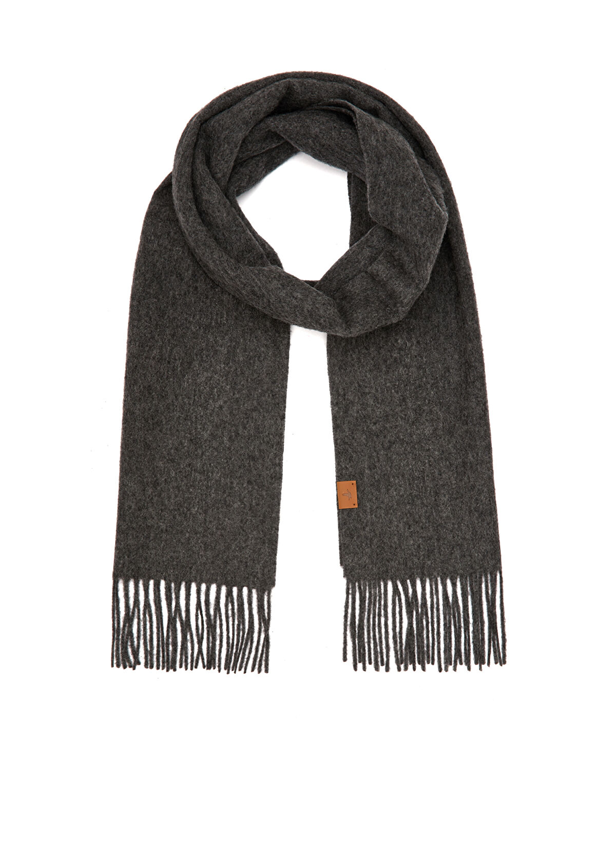 Beymen Club Grey Men's Wool Scarf - 3