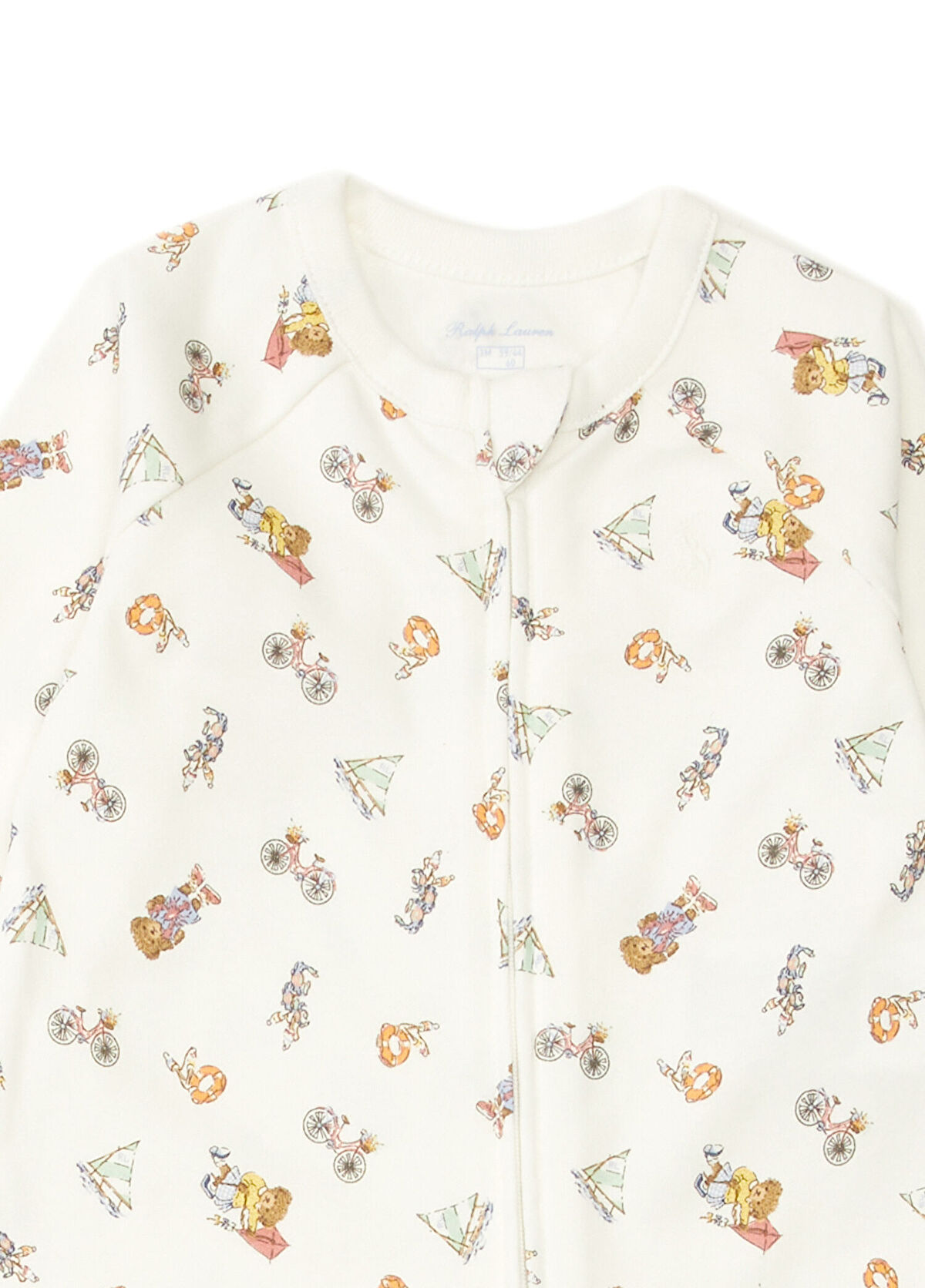Polo Ralph Lauren White Patterned Newborn Set Of 3 - 3