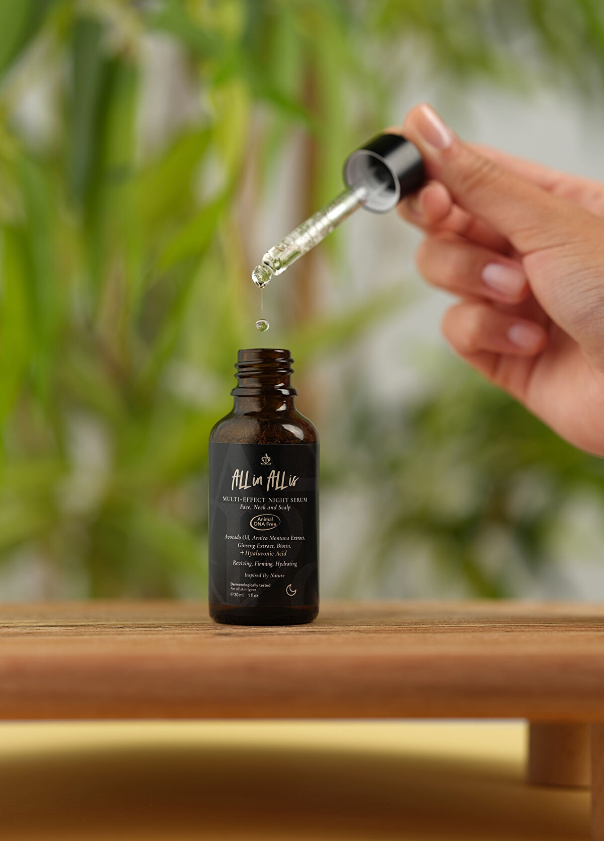 All in All is Multi Effect Hyalüronik Asit Avocado Yağı İçeren Yatıştırıcı ve Nemlendirici Gece Serum 30 ml - 3