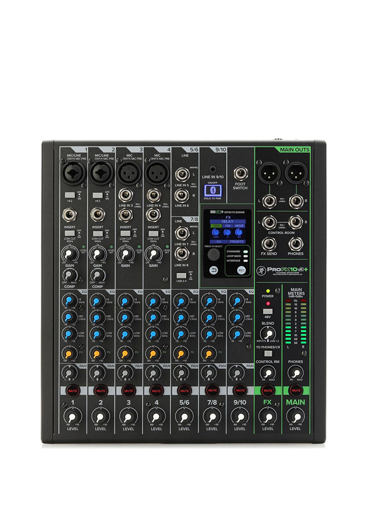Mackie ProFX10v3+ 10-Kanal Mikser - 1