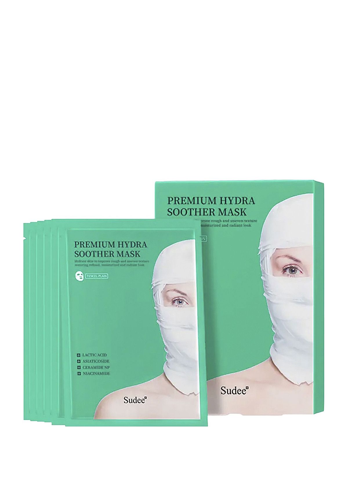 Sudee Premium Hydra Soother Yorgun Ciltler İçin Rahatlatıcı Kağıt Yüz Maskesi 5 x 30 ml - 1