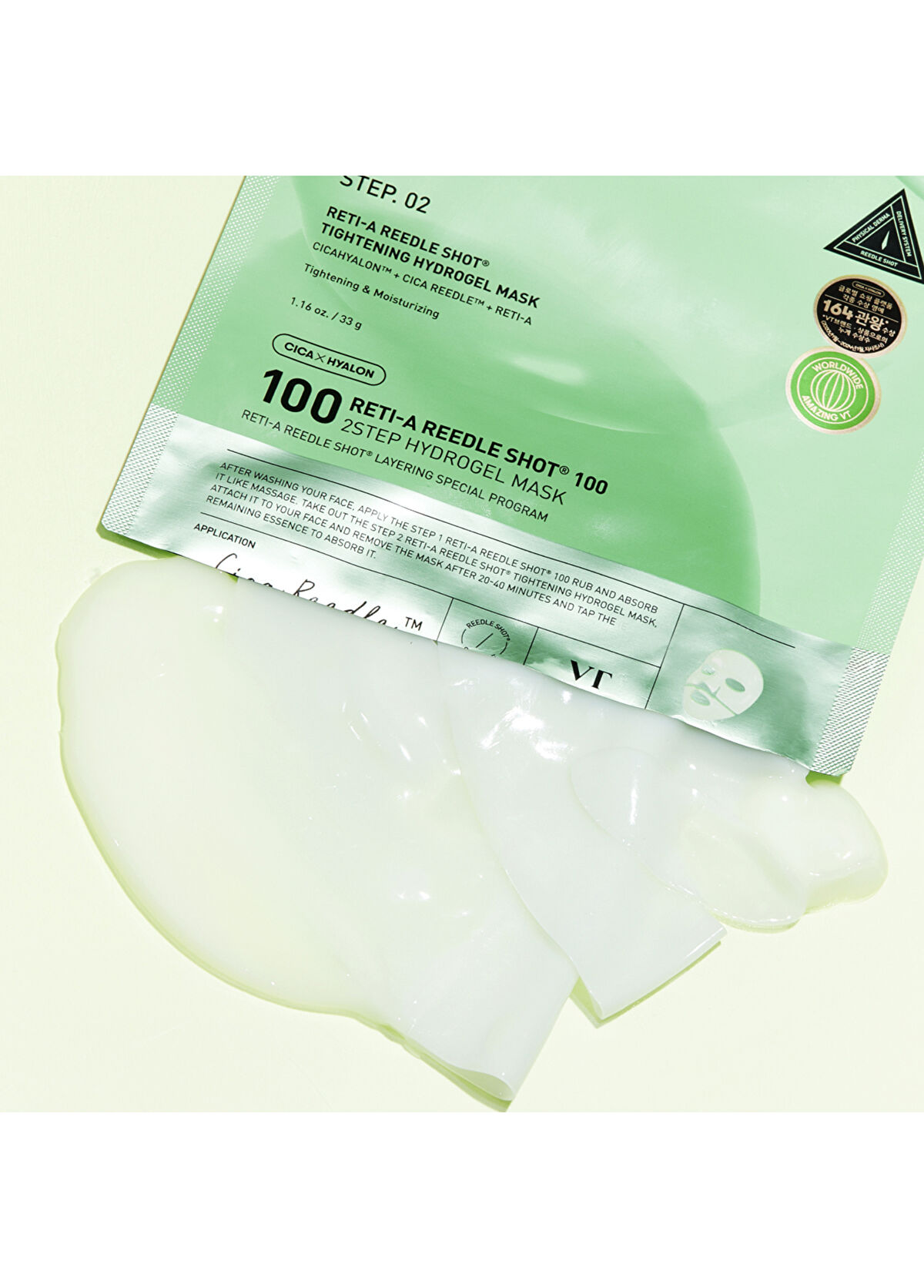 VT Cosmetics Reti A Reedle Shot 100 Retinollü Yaşlanma Karşıtı Yüz Maskesi 1.5 gr + 33 gr - 3