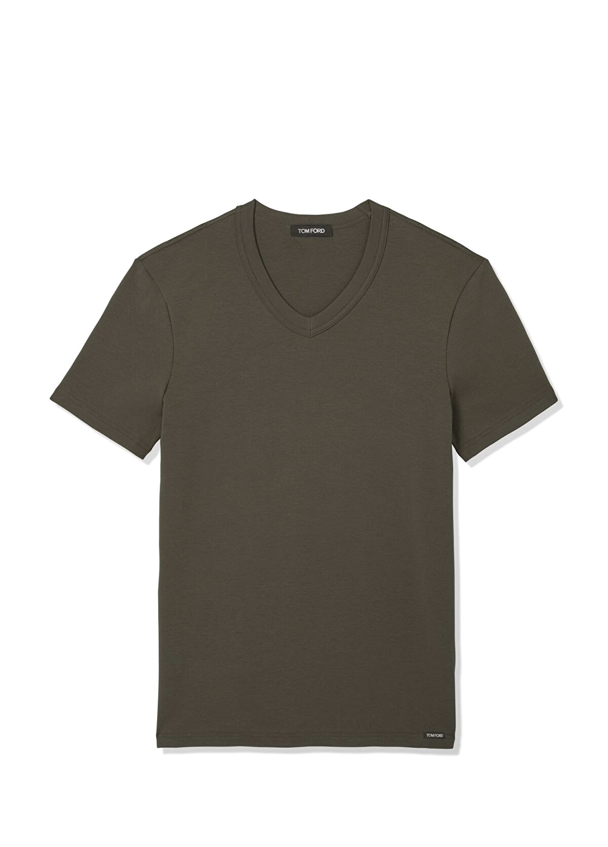 Tom Ford Khaki Logo Detailed Pajama Top - 1