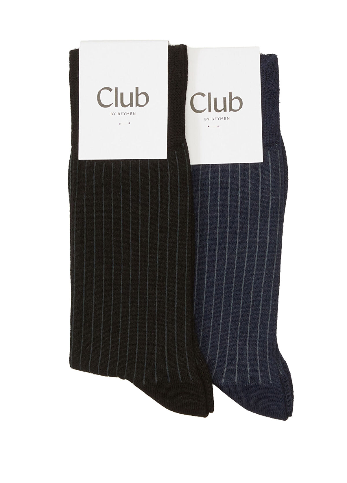 Beymen Club Siyah Çizgili Erkek Bambu Çorap - 3