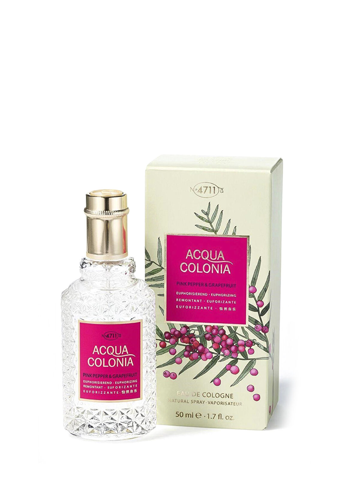 No:4711 Acqua Colonia Pink Pepper ve Grapefruit EDC 50 ml Unisex Parfüm - 1
