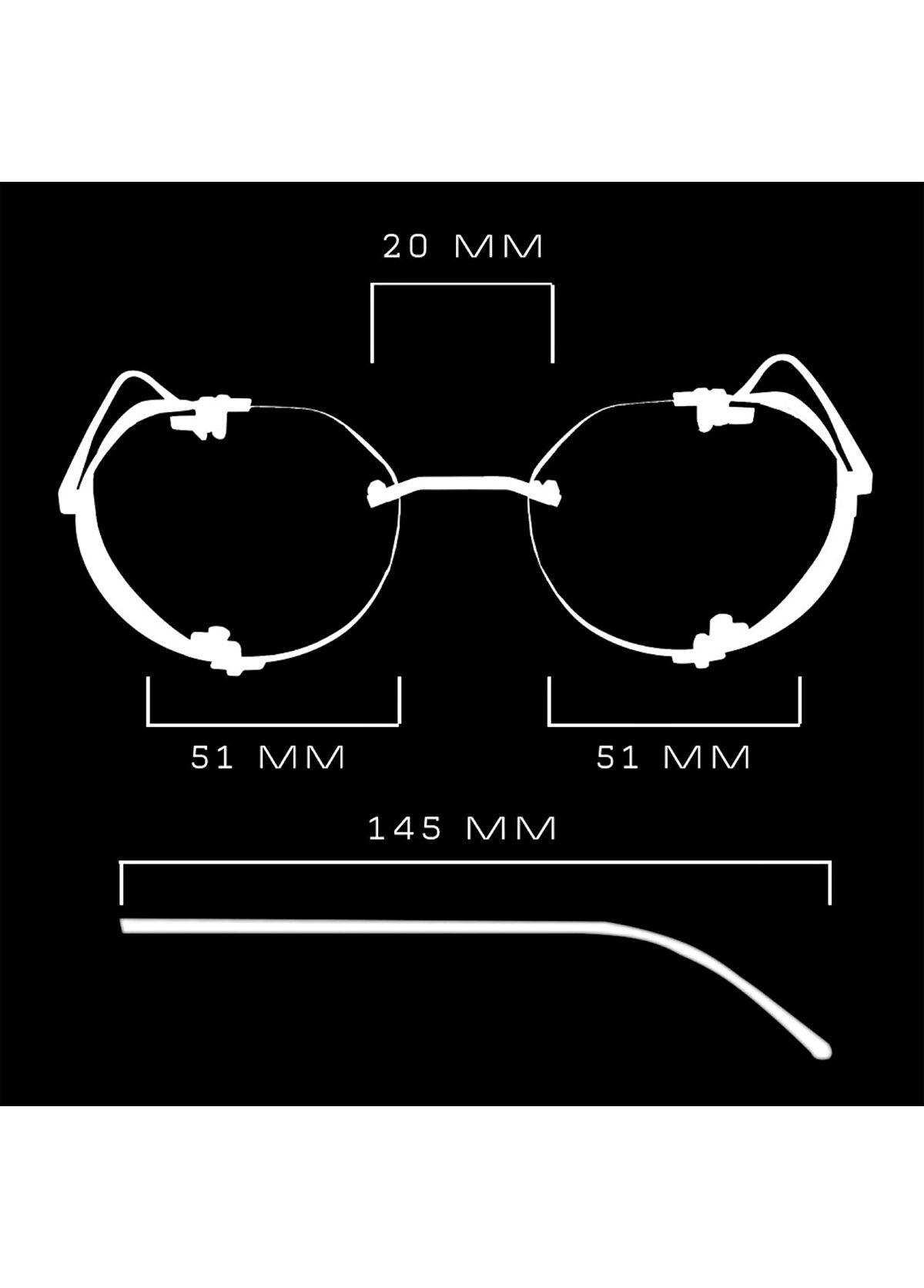 Vysen Vysen Uttar Black Titanium Sunglasses - 3