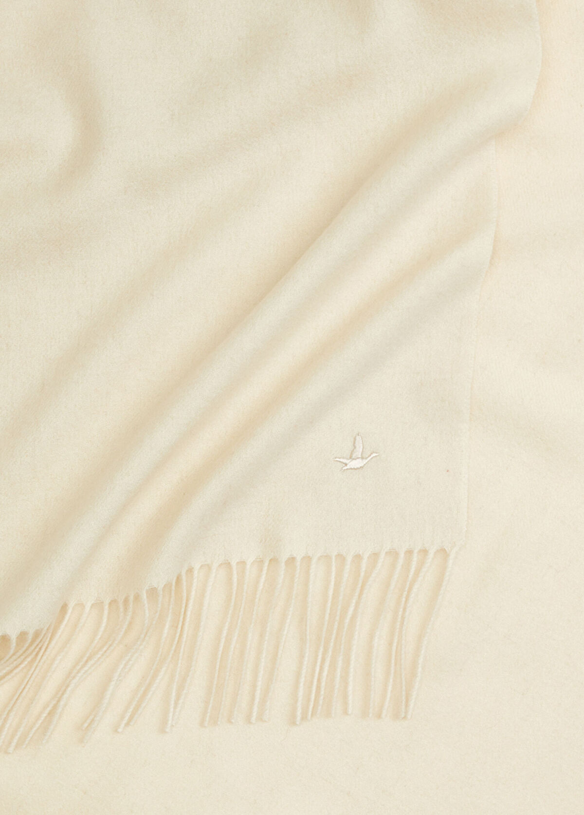 Beymen Club Ecru Women's Cashmere Blend Wool Scarf - 3