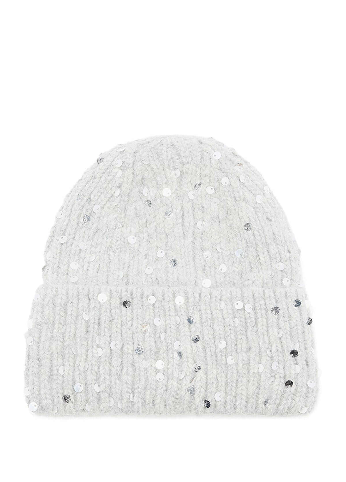 Liu Jo Angora Gri Pullu Kadın Bere - 3