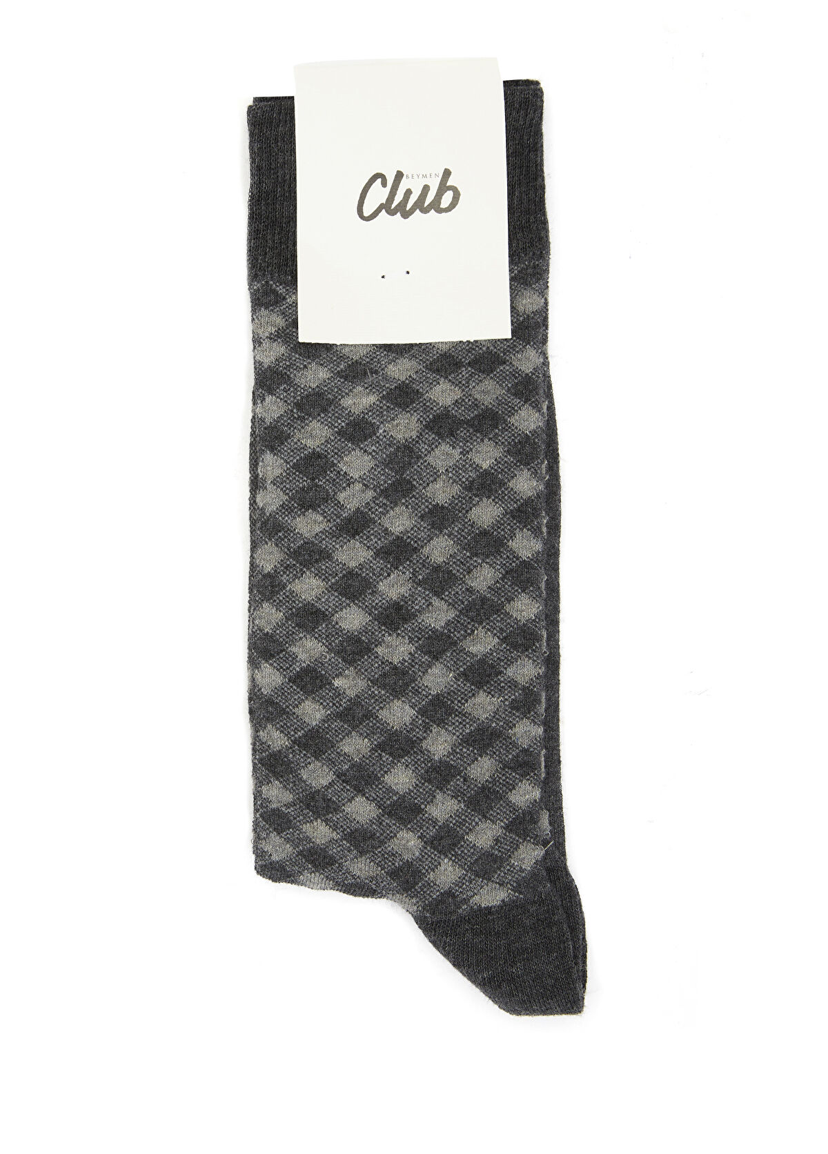Beymen Club Antrasit Baklava Jakarlı Erkek Soket Çorap - 1
