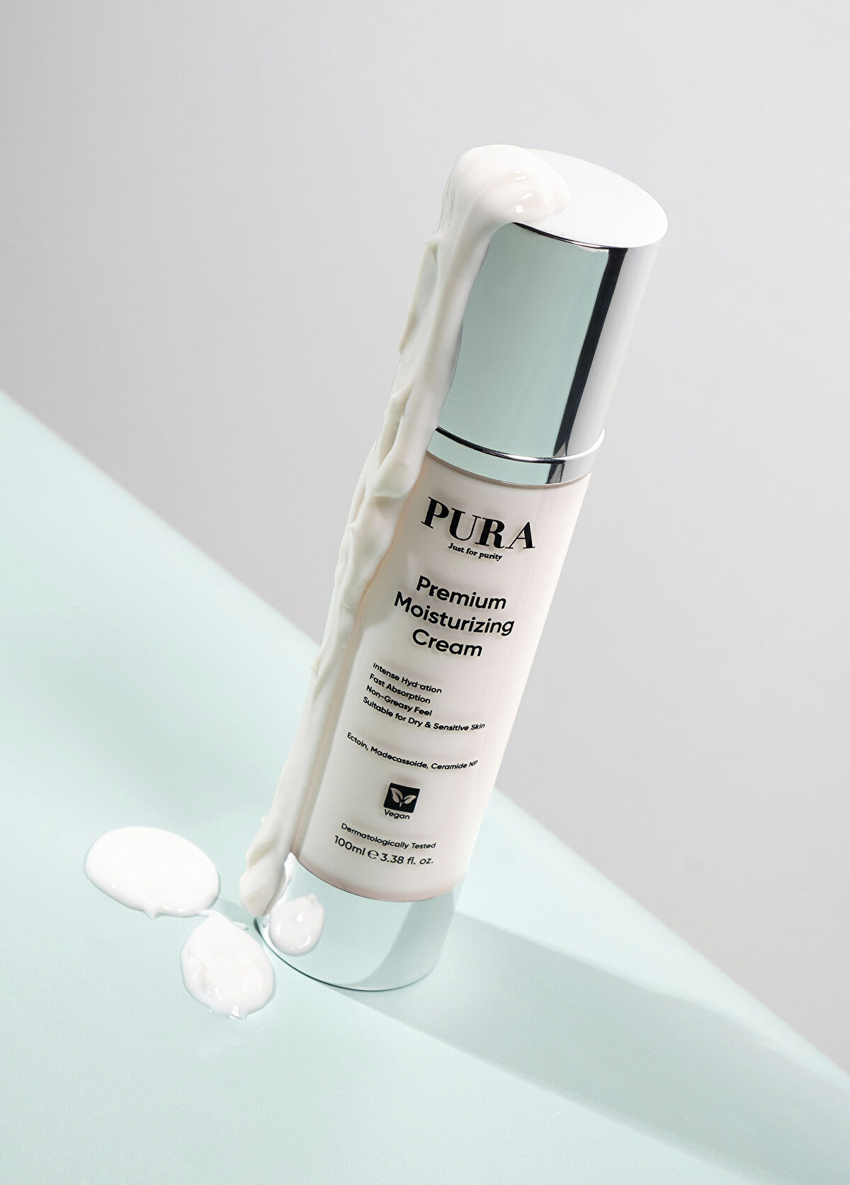 PURA Just for purity Premium Yoğun Besleyici ve Uzun Süreli Nemlendirici Krem 100 ml - 3