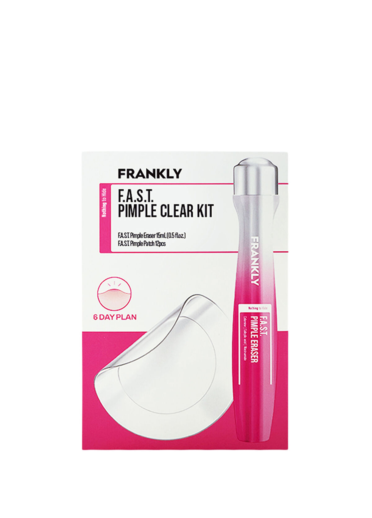 Frankly F.A.S.T. Pimple Clear Kit 12'li Sivilce Akne Bandı - Akne Kurutucu Losyon 15 ml - 1