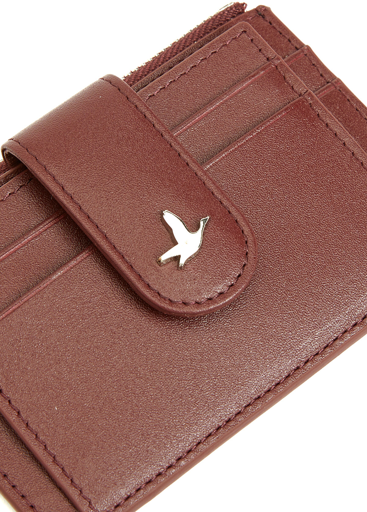 Beymen Club Bordo Kadın Deri Kartlık - 3