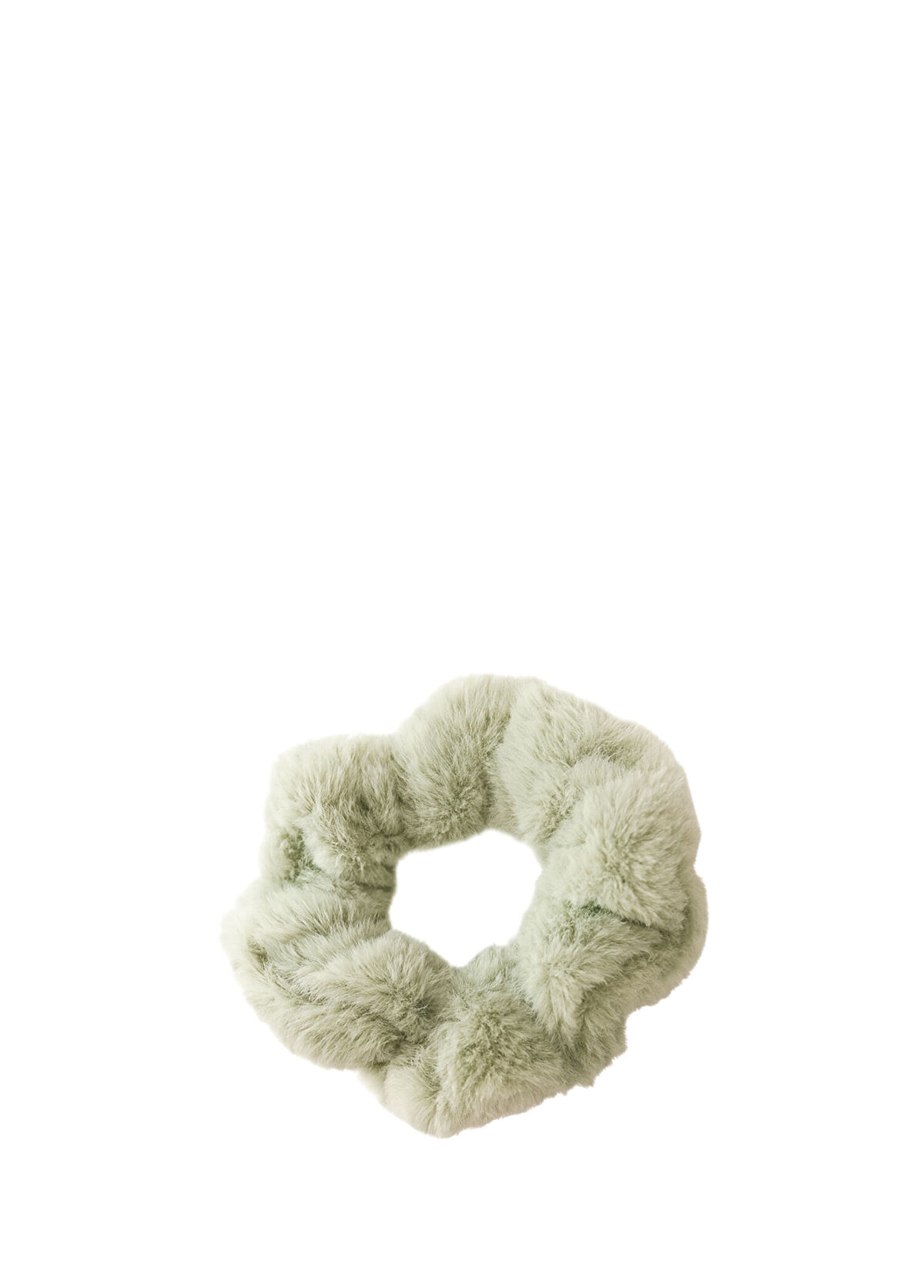 Mini & Kids Scrunchie Green Plush Girl's Buckle - 1