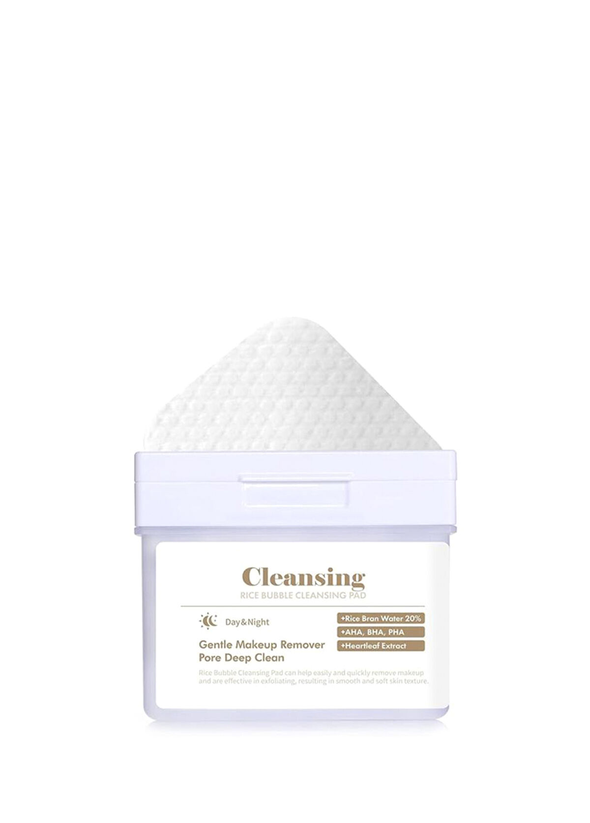 Dermal Rice Bubble Temizleme Pedi Makyaj Temizleyici Peeling Etkili ve Nemlendirici Temizleme Pedi - 1