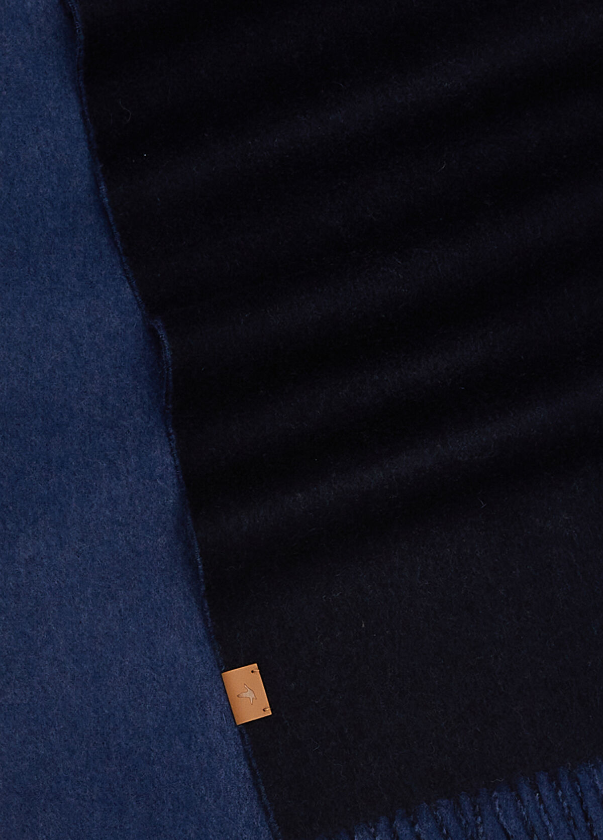 Beymen Club Navy Blue Men's Wool Cashmere Blend Scarf - 3