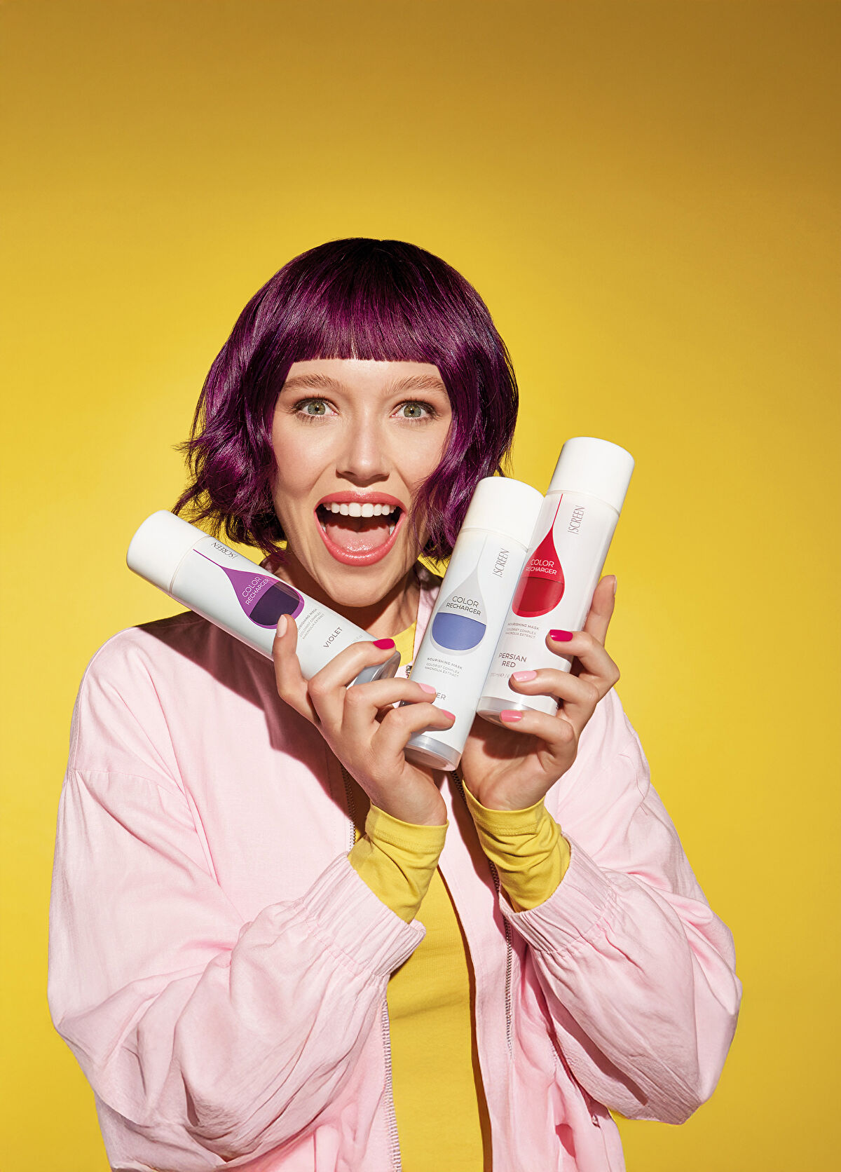 Screen Hair Care Puredips Colored Silver Nourishing Hair Mask 200 ml - 3