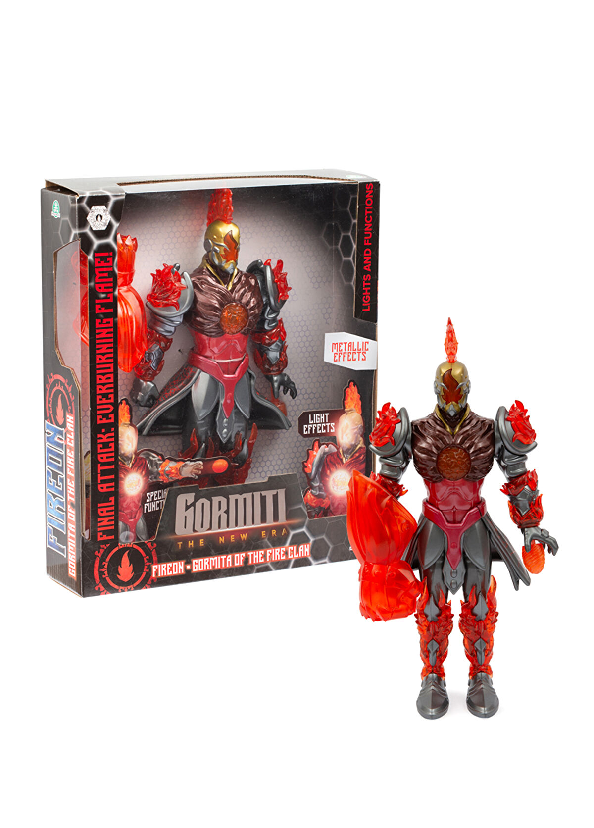 Gormiti  Fireon Charge Light & Figure Character Figure Toy GRV07300 - 1