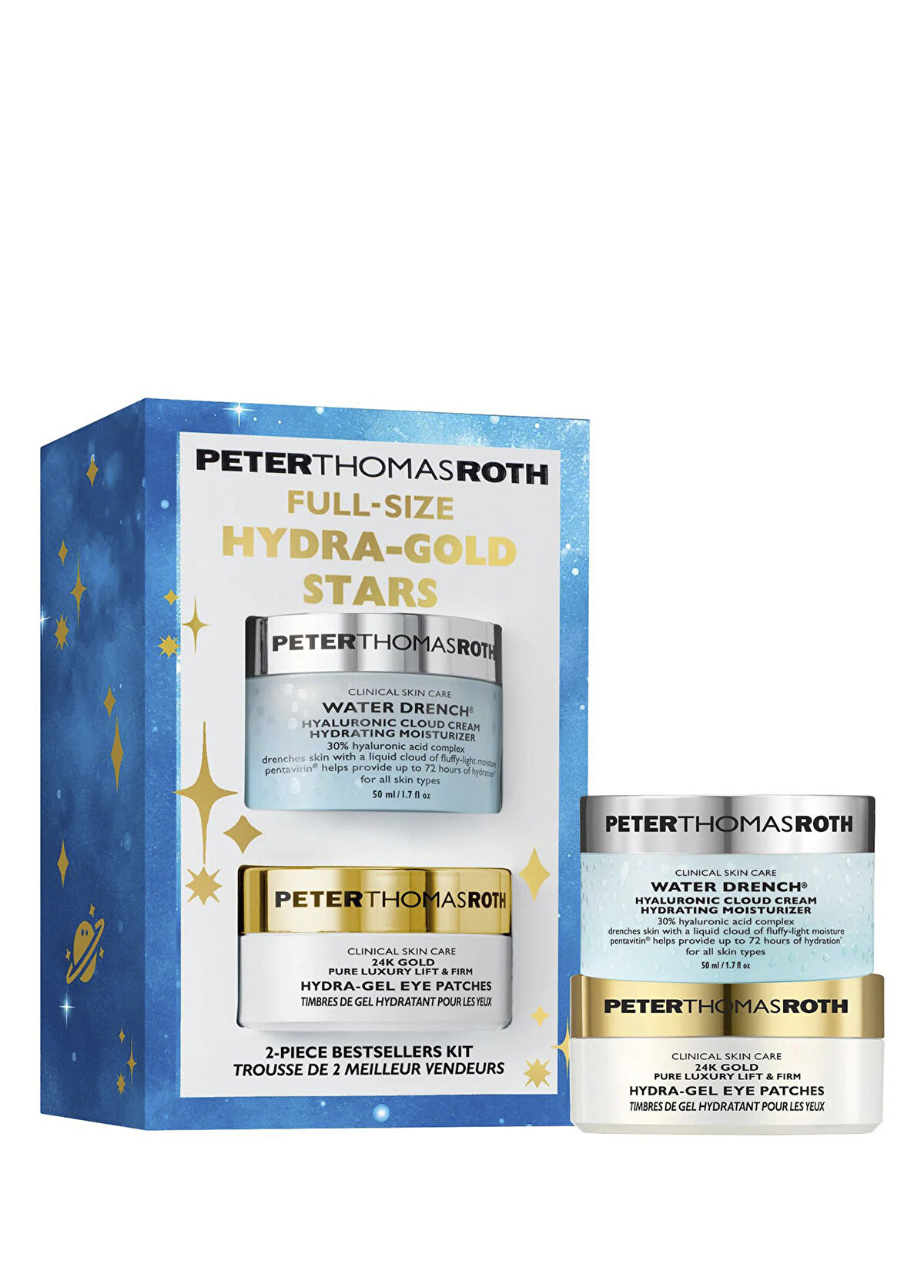 Peter Thomas Roth Full-Size Hydra-Gold Stars Moisturizing Cream and Eye Pad Set of 2 - 1