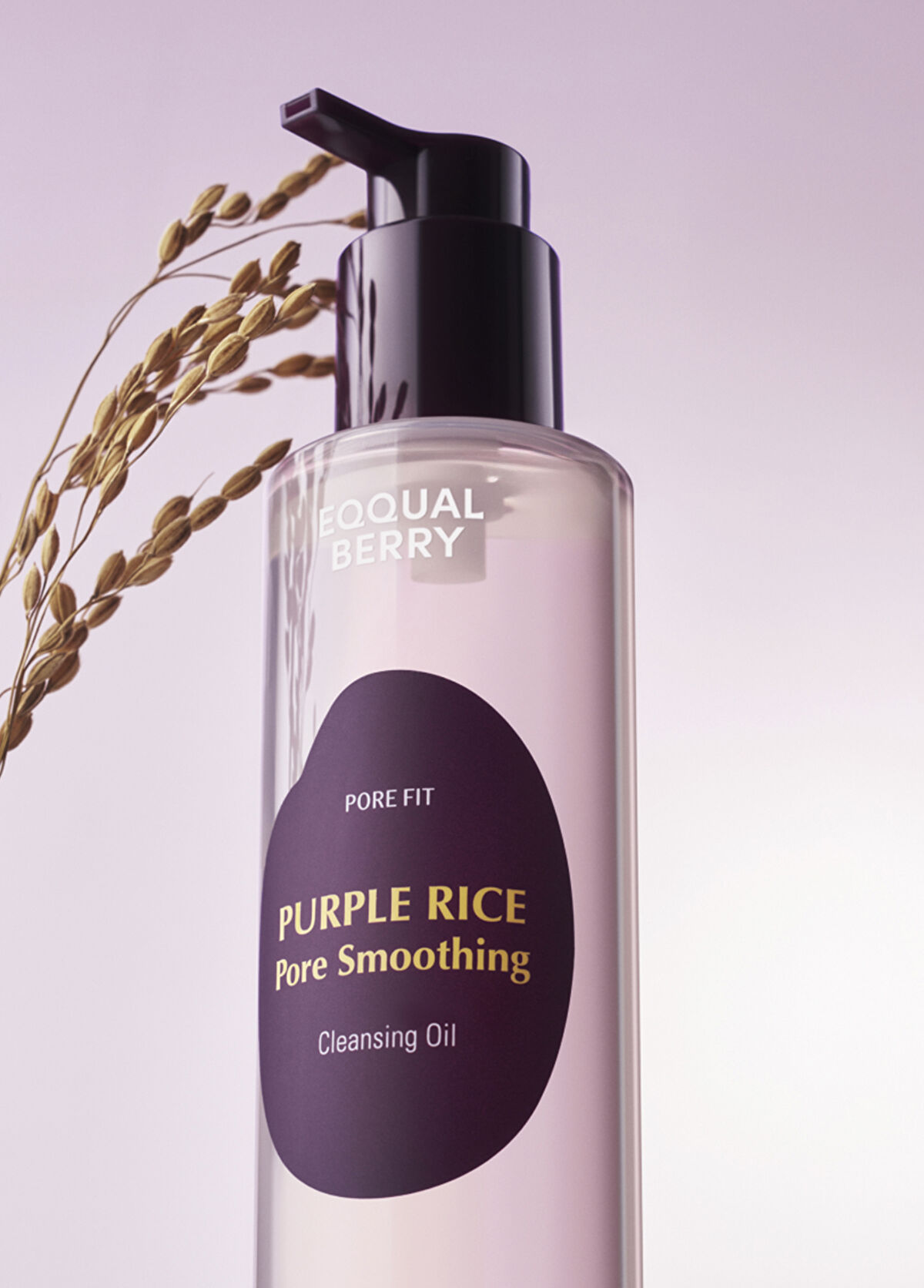 EqqualBerry Purple Rice Pore Smoothing Cleansing Oil Siyah Nokta Önleyici Gözenek Arındırıcı Yüz Temizleyici Yağ 200 ml - 3