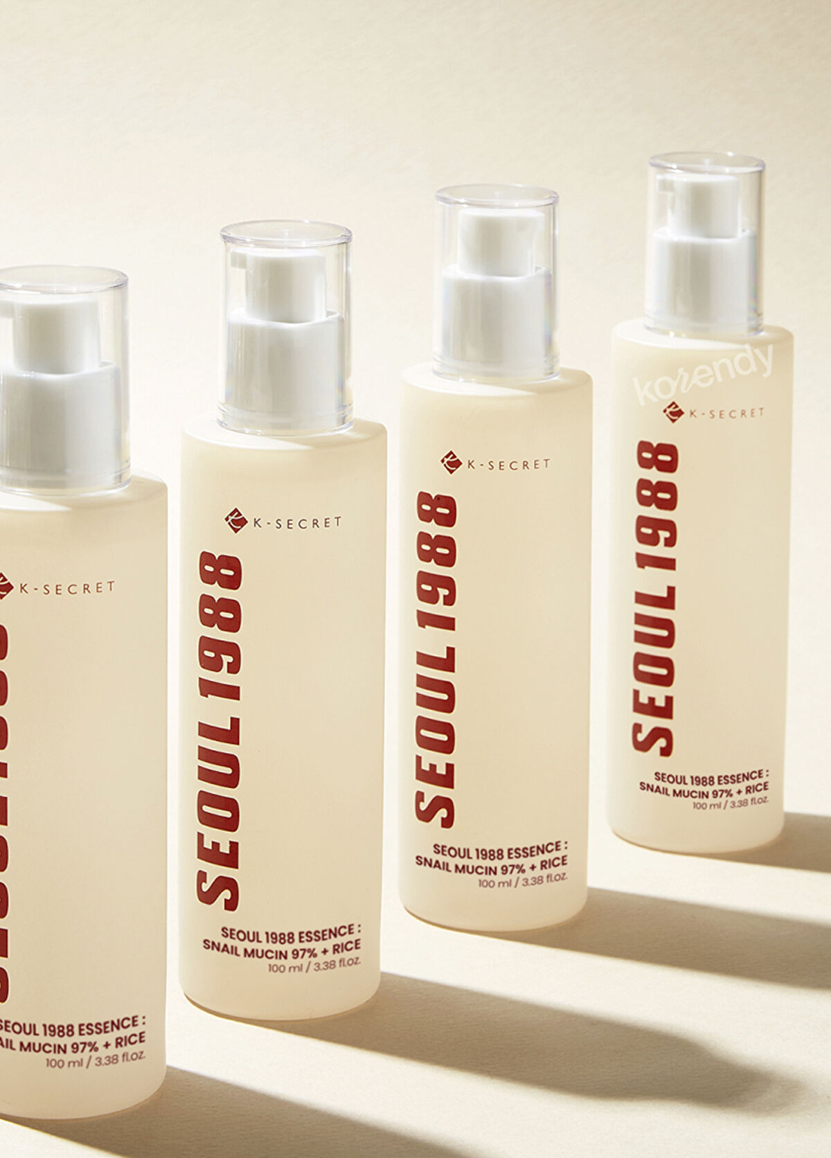 K-Secret Seoul 1988 Essence  Snail Mucin 97% + Rice Besleyici ve Parlaklık Veren %97 Salyangoz Müsini ve 3 Çeşit Pirinç Özlü Esans Cilt Serumu 100 ml - 3