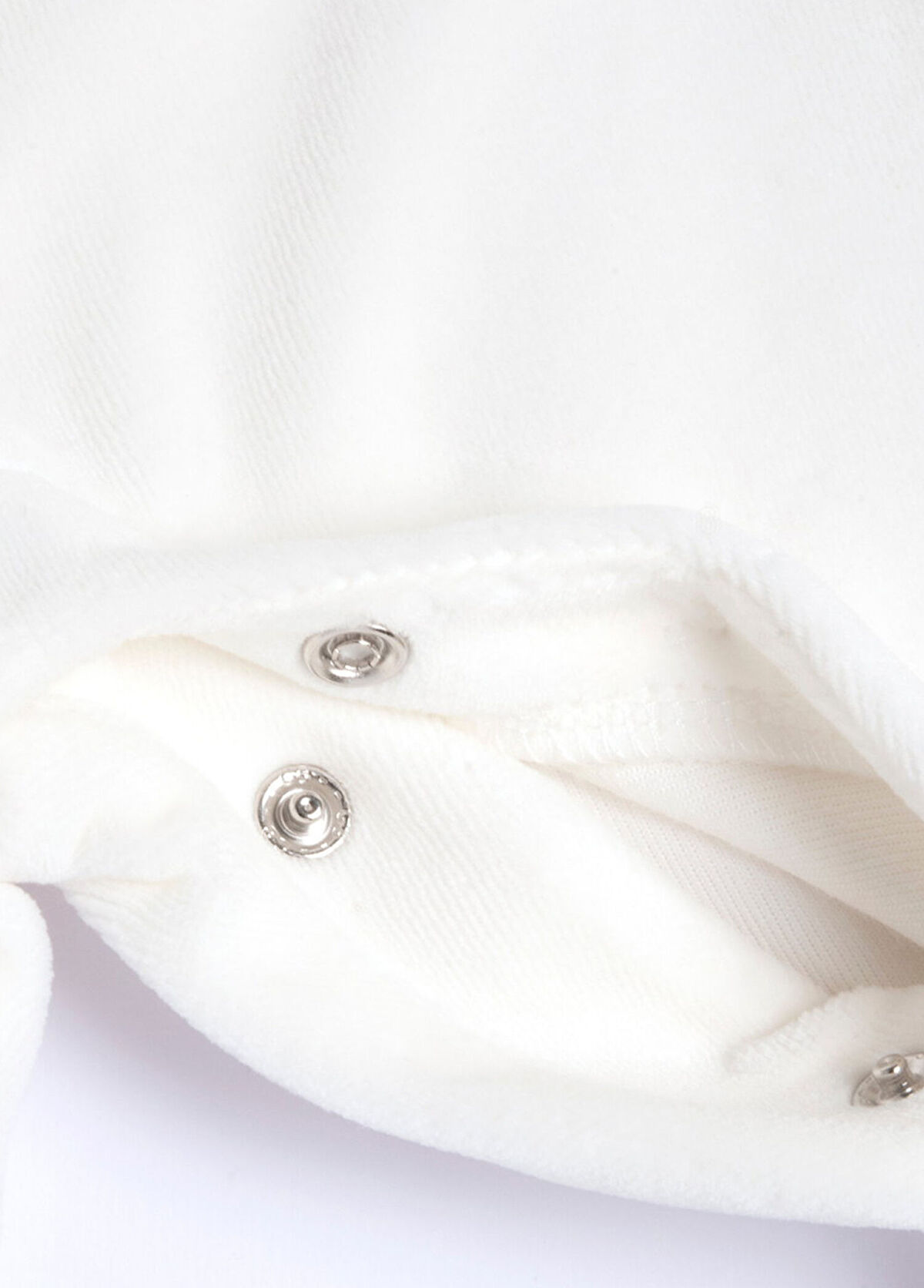 Chicco Cream Colored Cotton Baby Boy Jumpsuit - 3