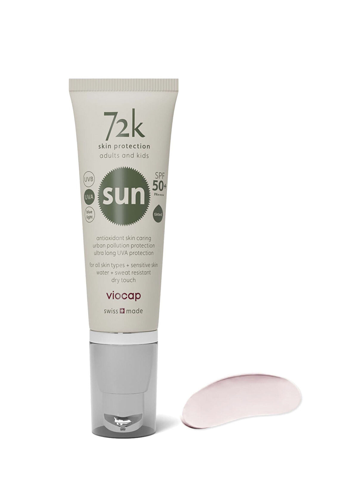 72k Sun Cream SPF50+ Tinted Güneş Kremi 50 ml - 3